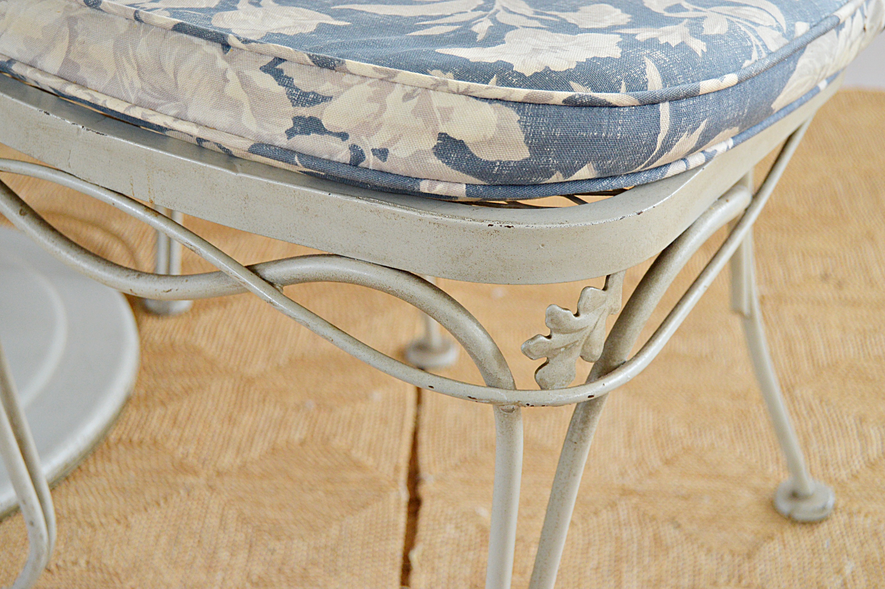 Vintage Painted Metal Dining Set