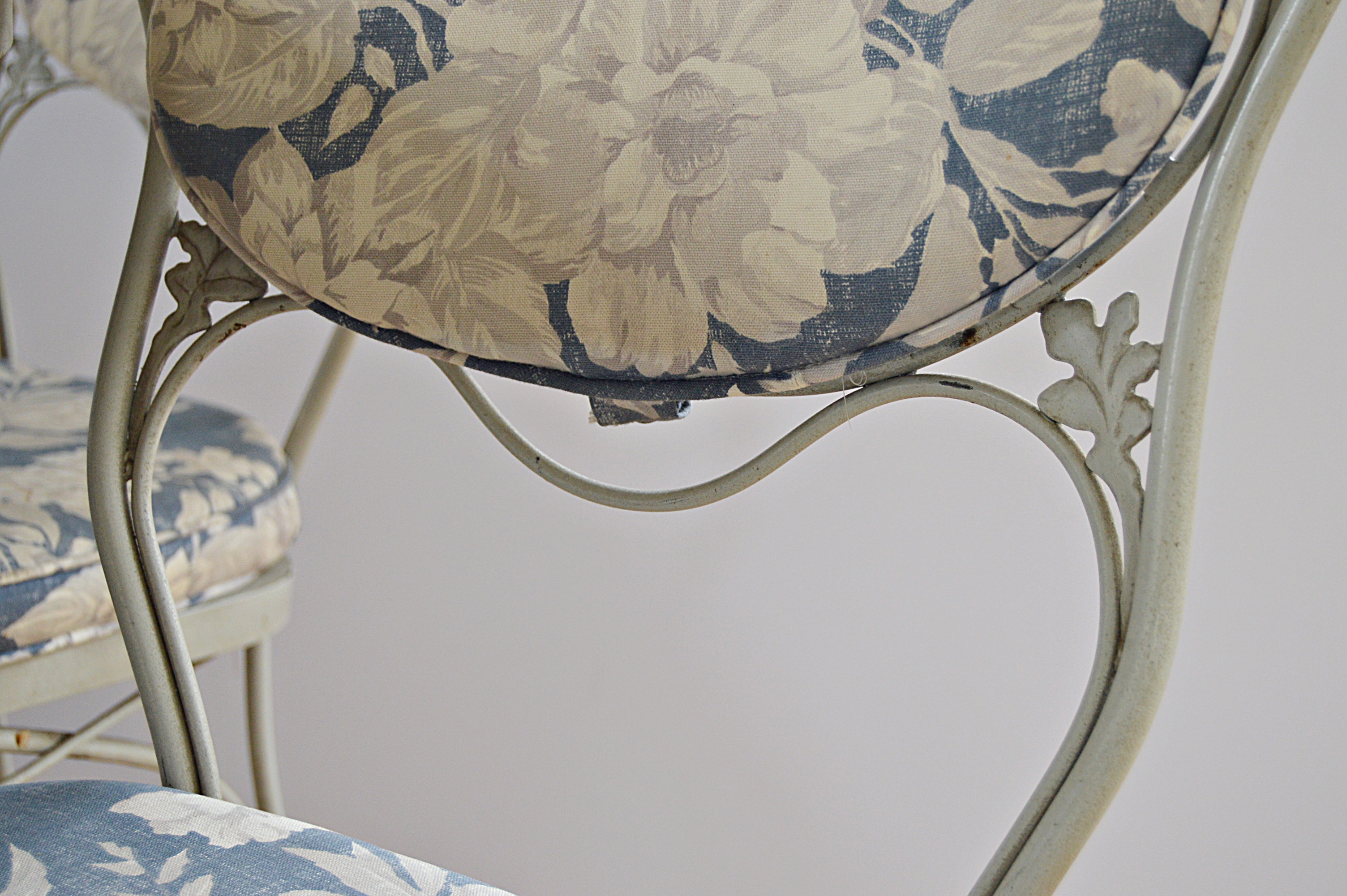 Vintage Painted Metal Dining Set