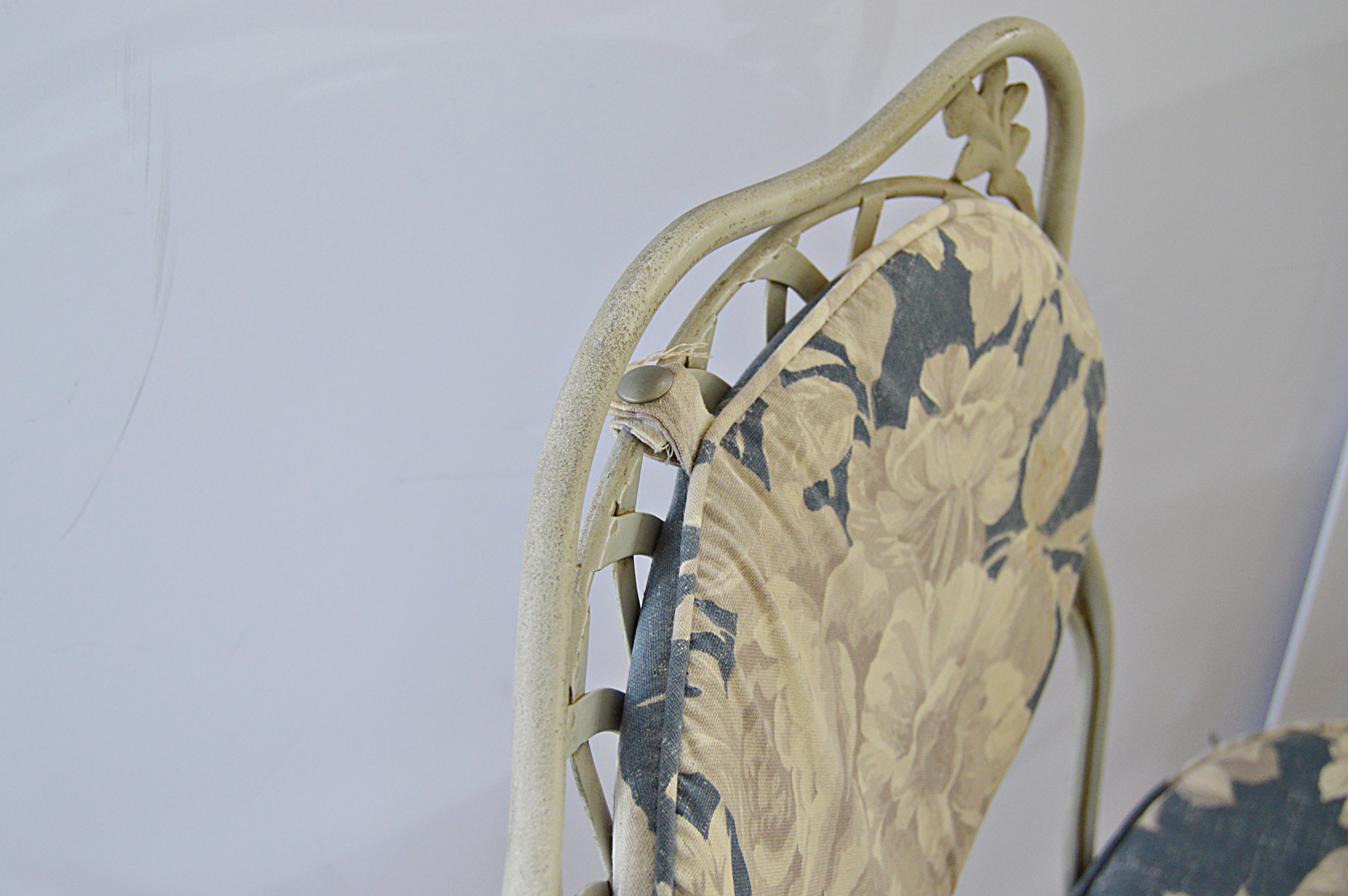 Vintage Painted Metal Dining Set