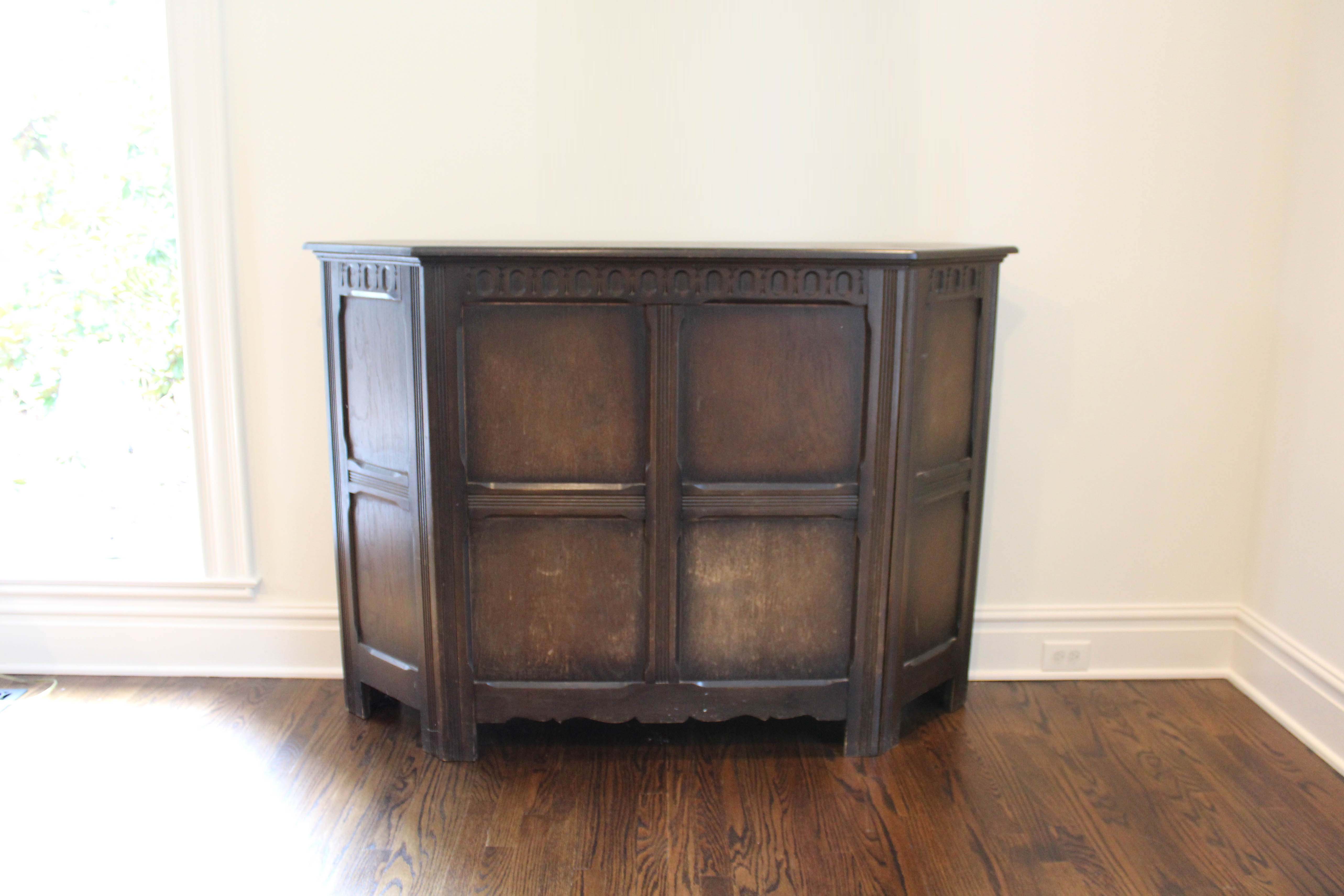 Vintage Mixed Wood Console