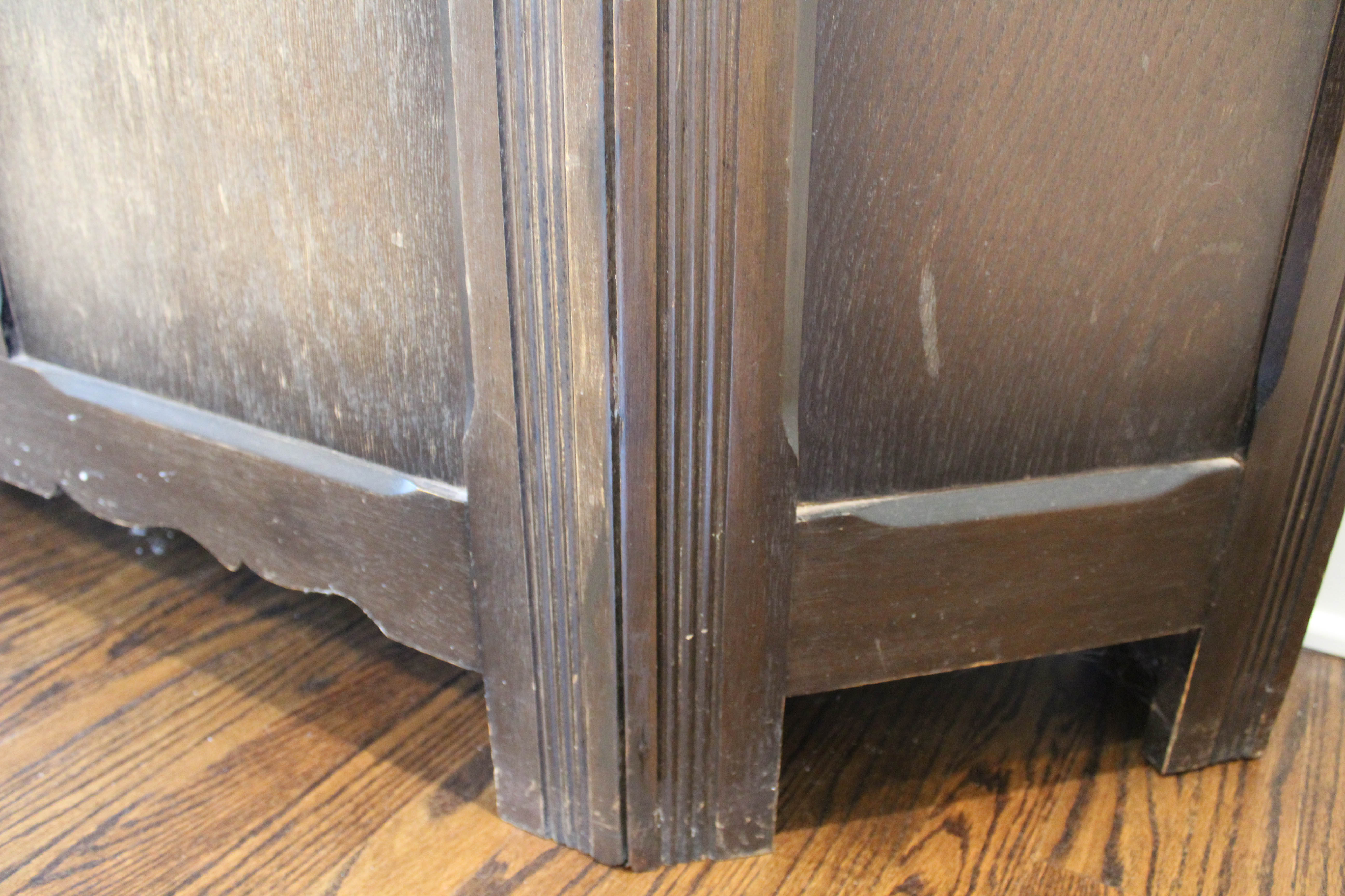 Vintage Mixed Wood Console