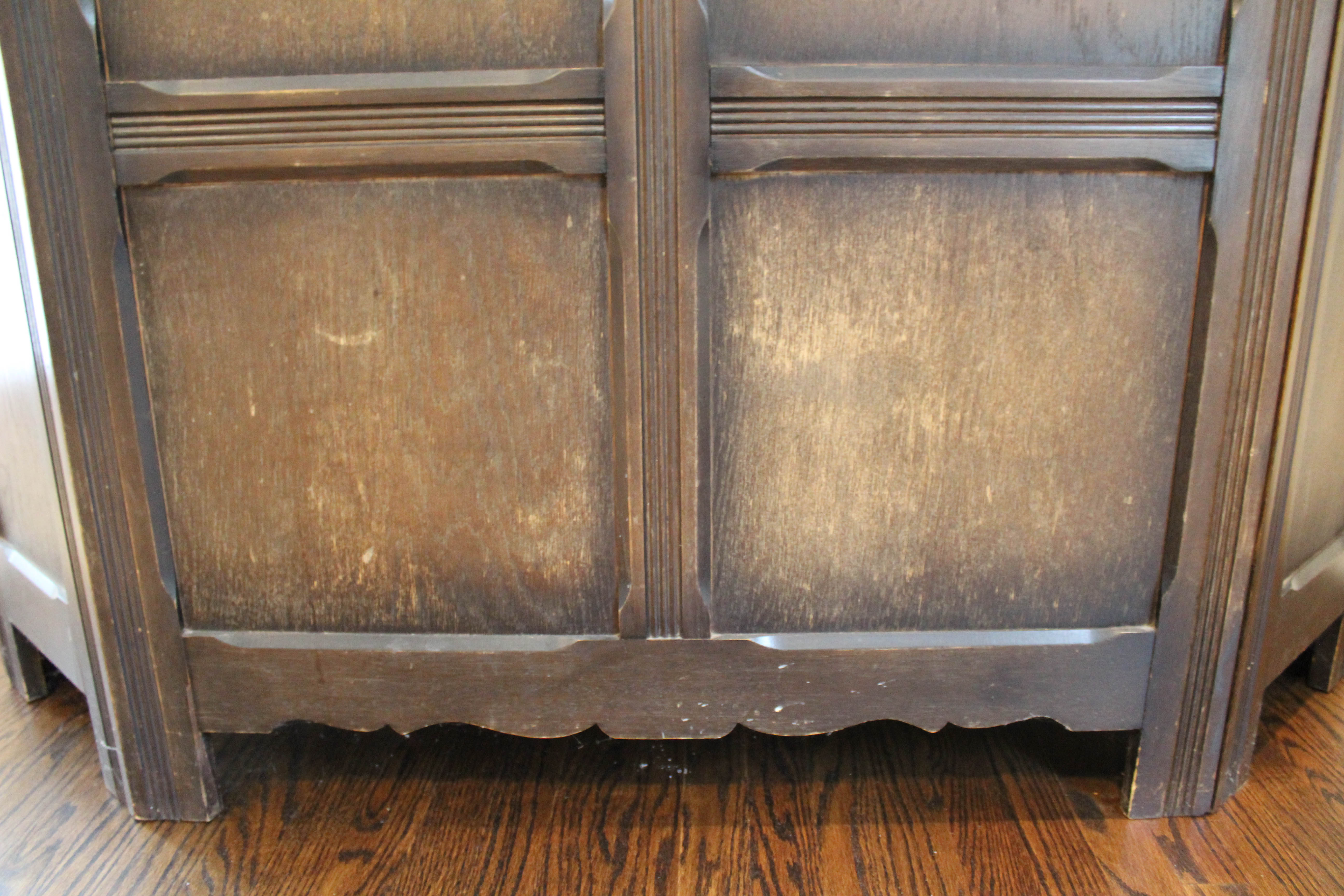 Vintage Mixed Wood Console