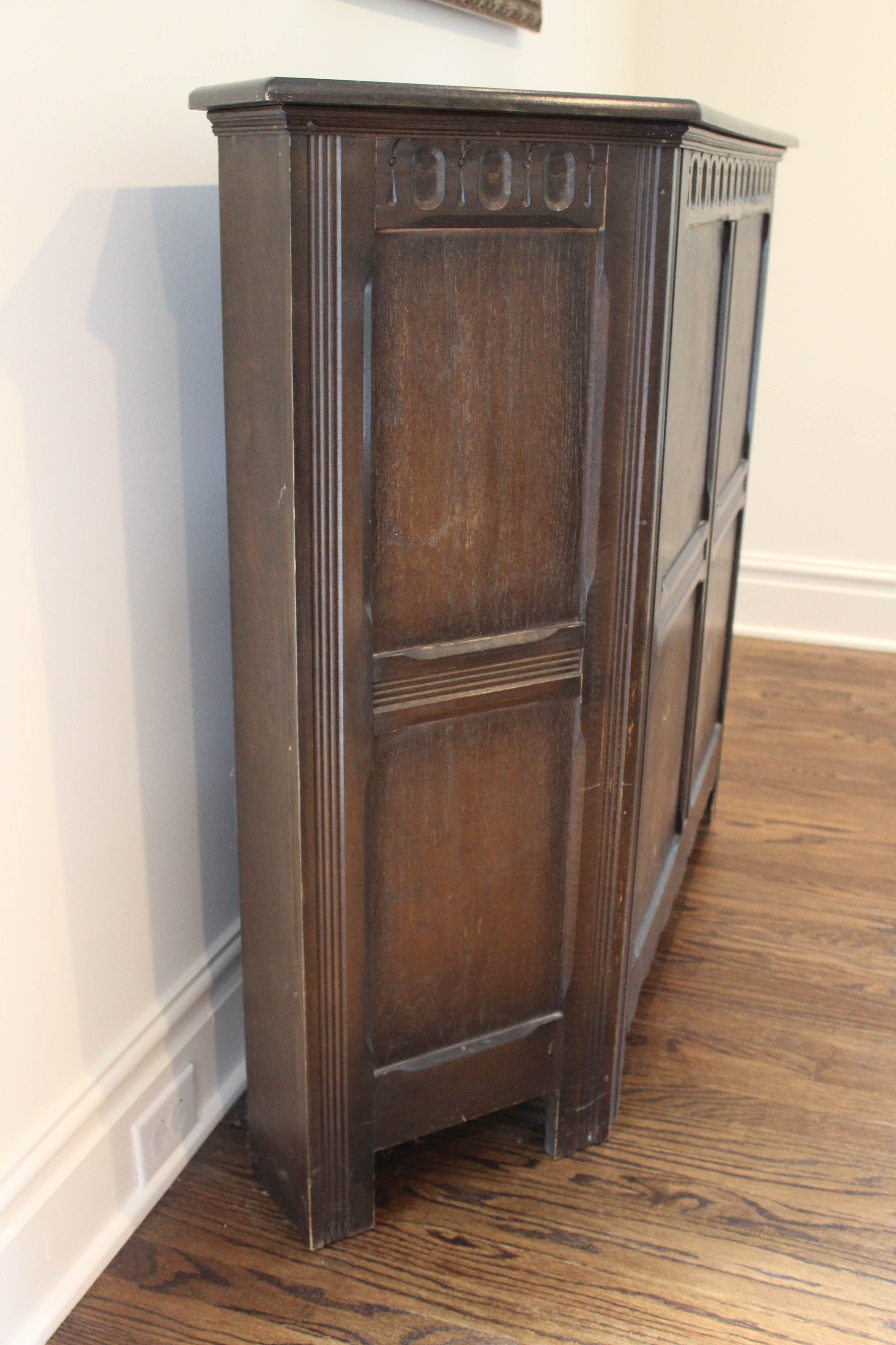 Vintage Mixed Wood Console