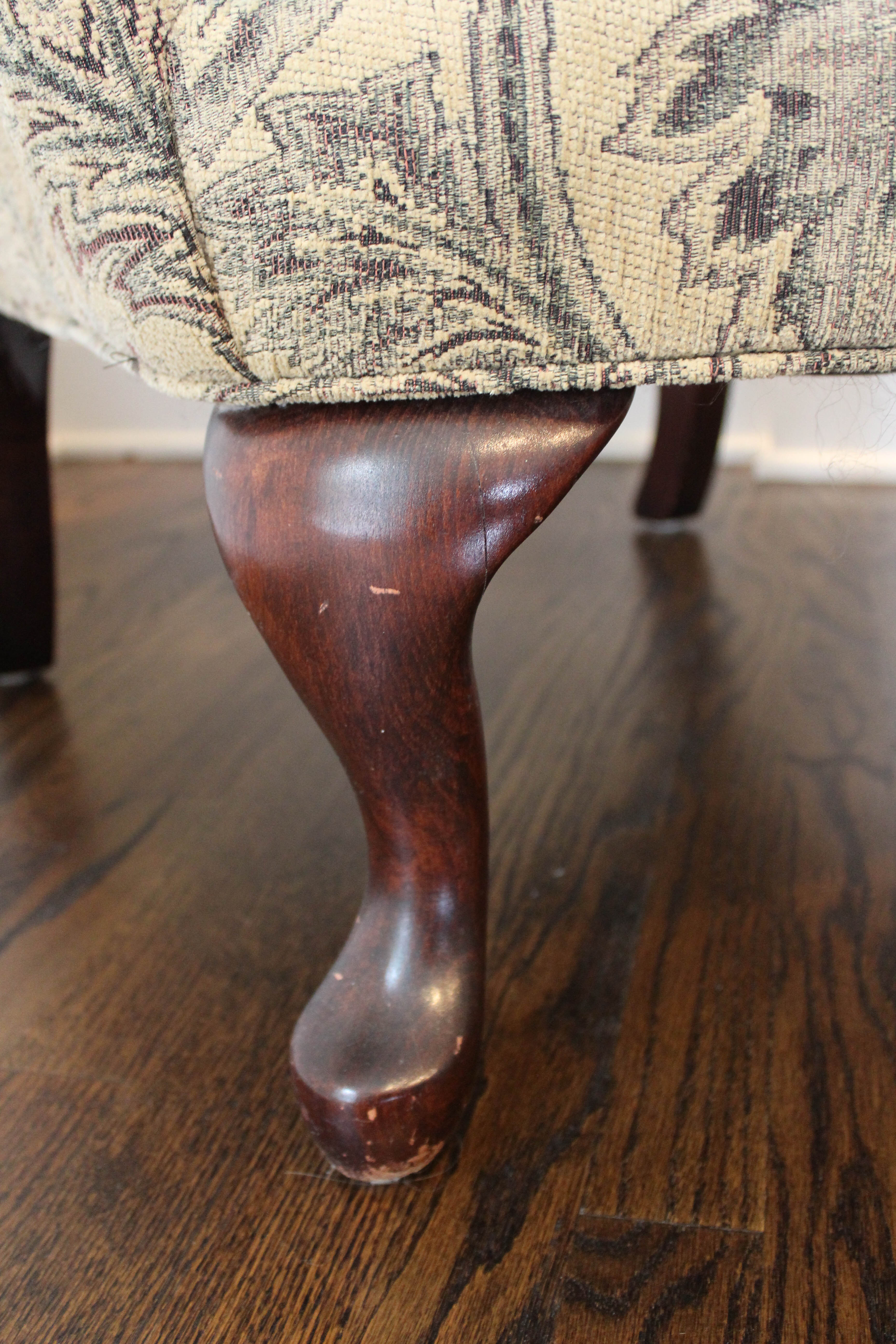 Contemporary Upholstered Wingback Chair from Norwalk