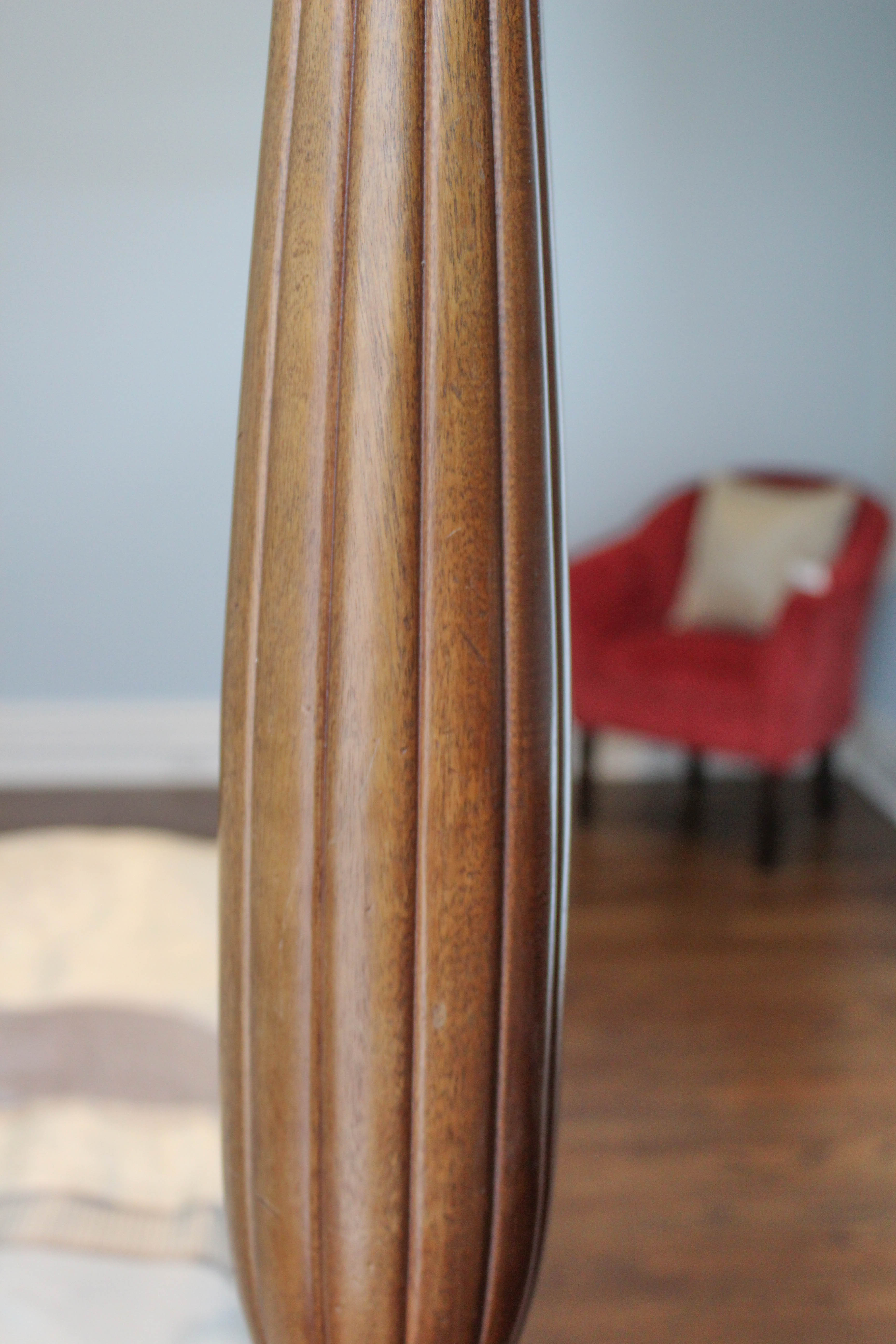 Walnut Queen Size Four Poster Bed with Canopy