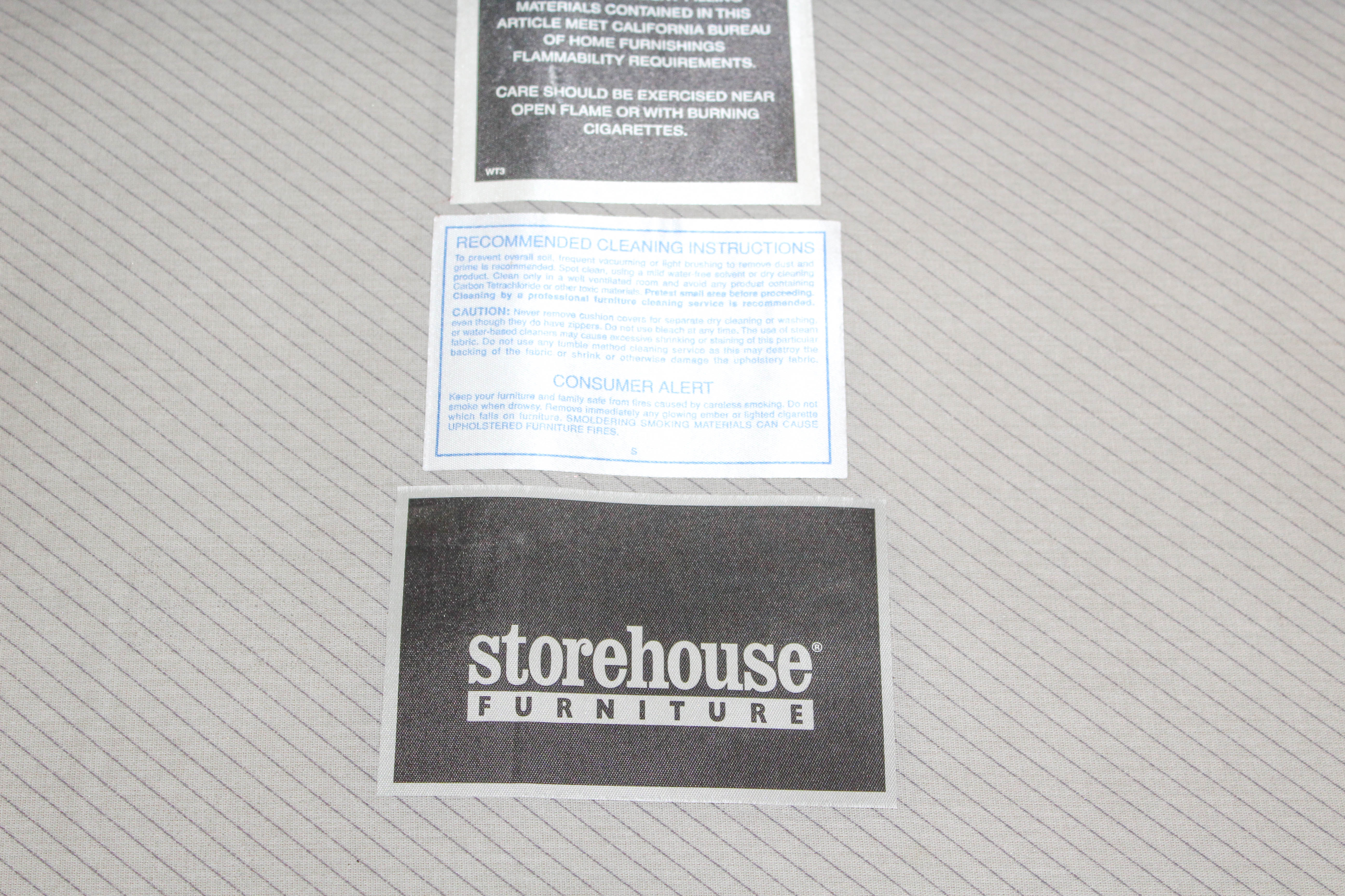 Upholstered Armchair and Ottoman by Storehouse