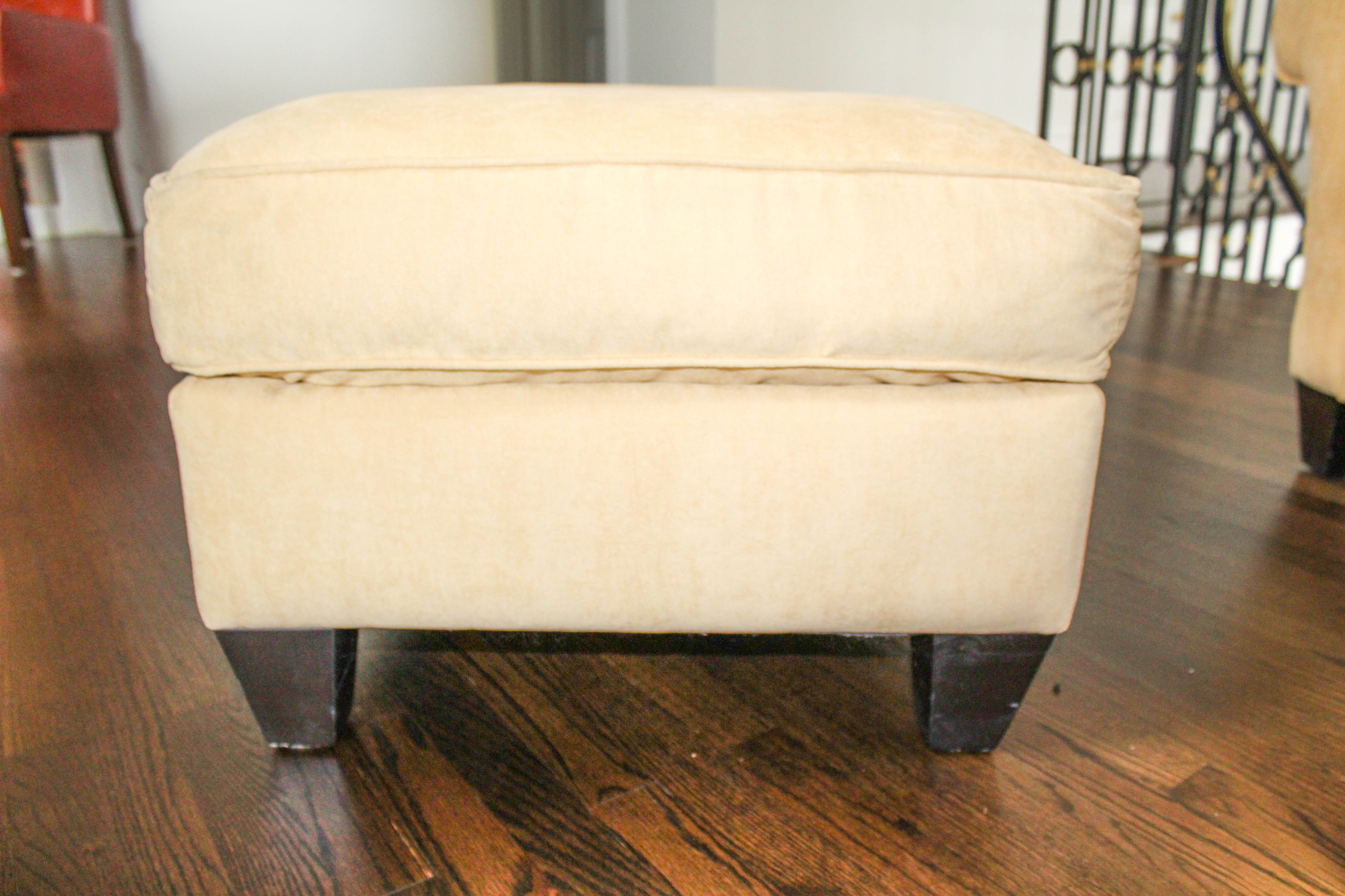 Upholstered Armchair and Ottoman by Storehouse