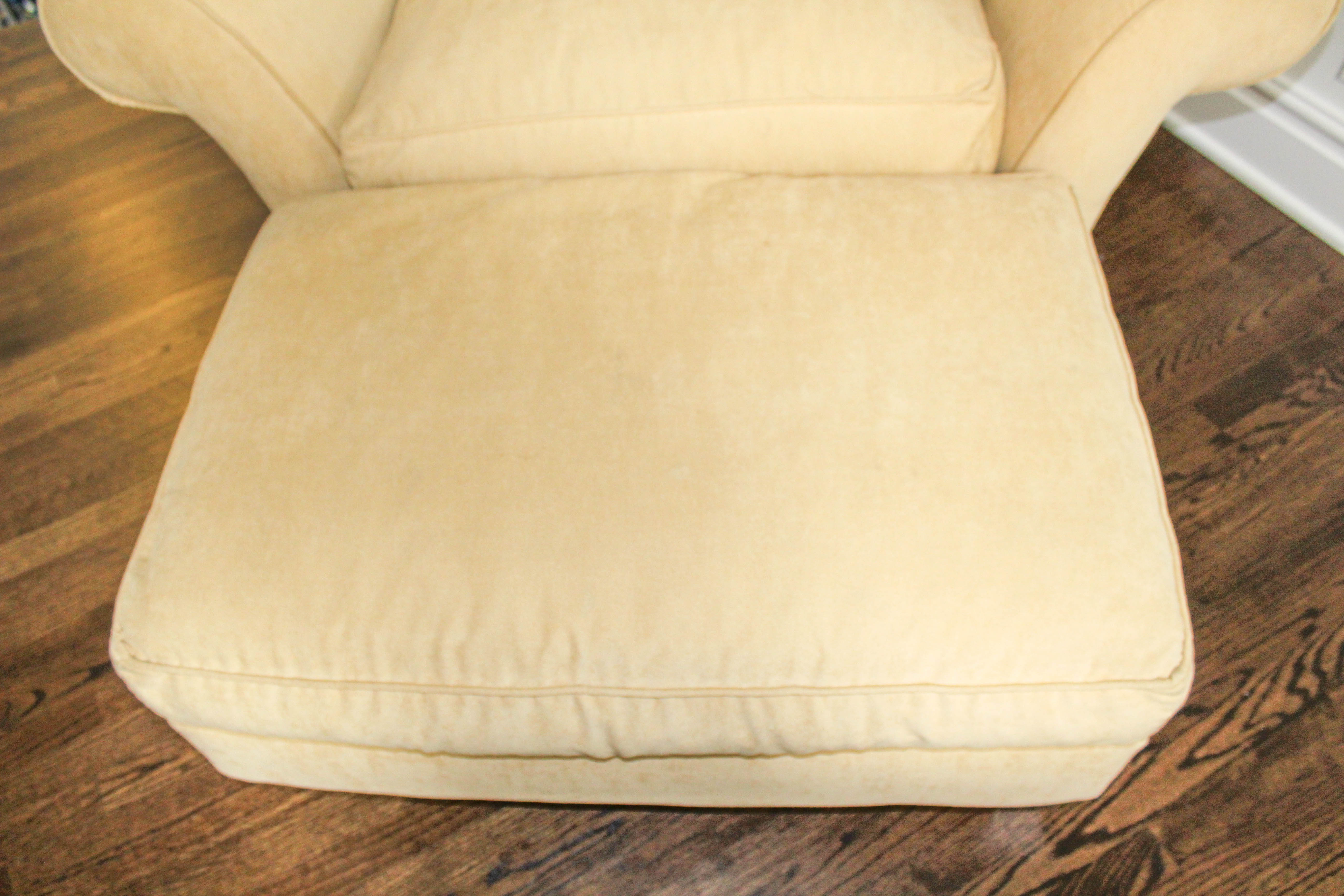 Upholstered Armchair and Ottoman by Storehouse