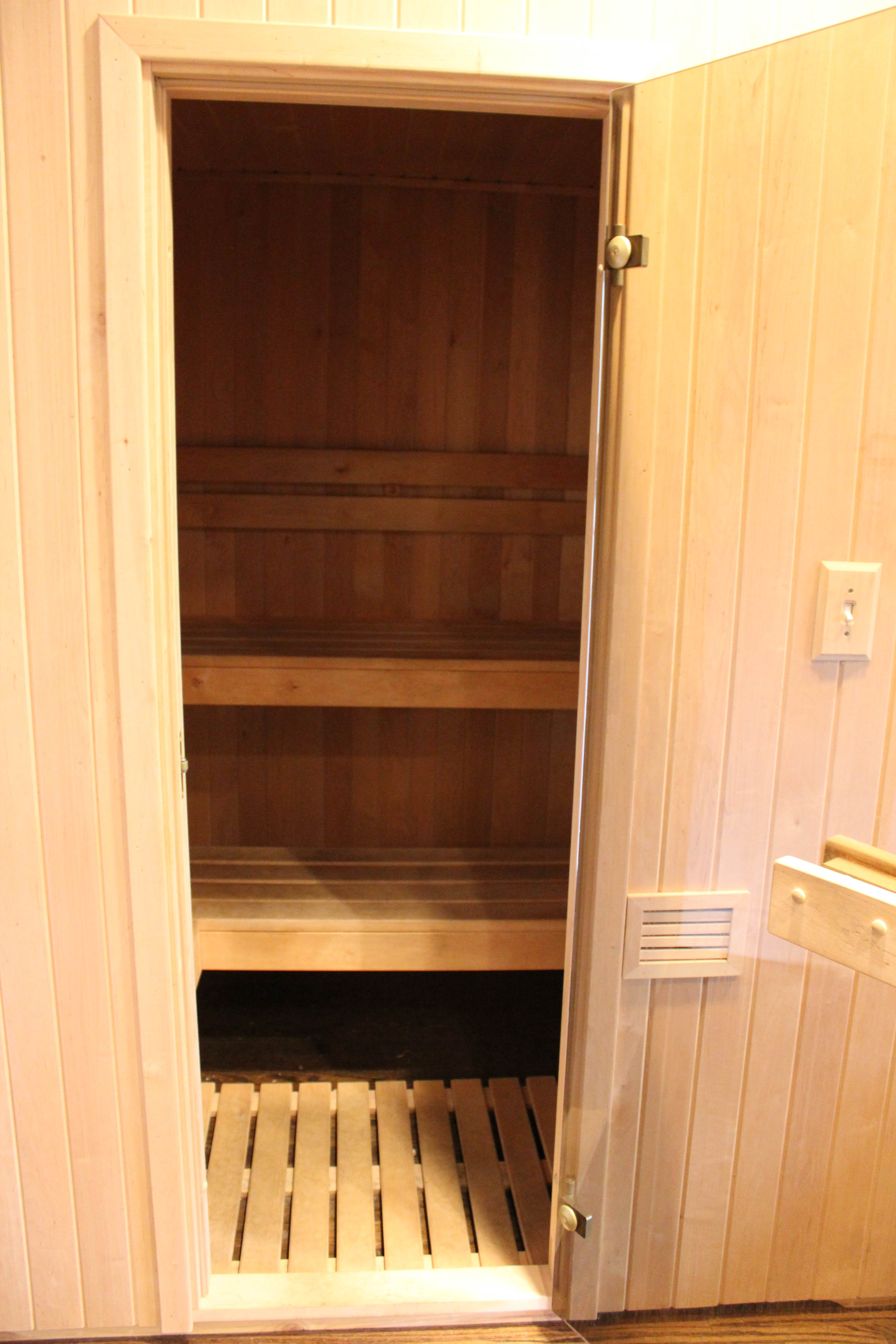 In-Home Sauna with Tylö Electric Heater