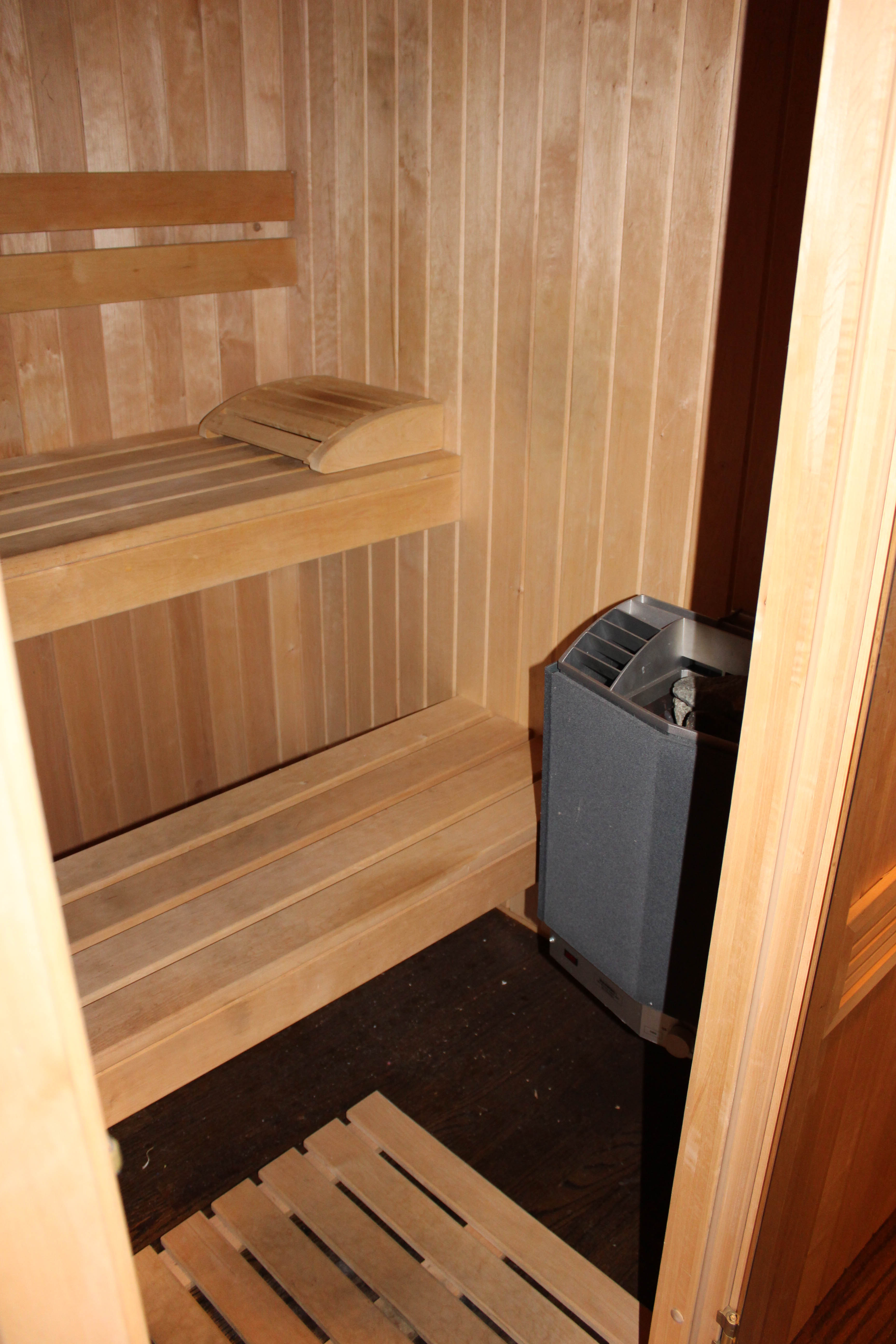 In-Home Sauna with Tylö Electric Heater