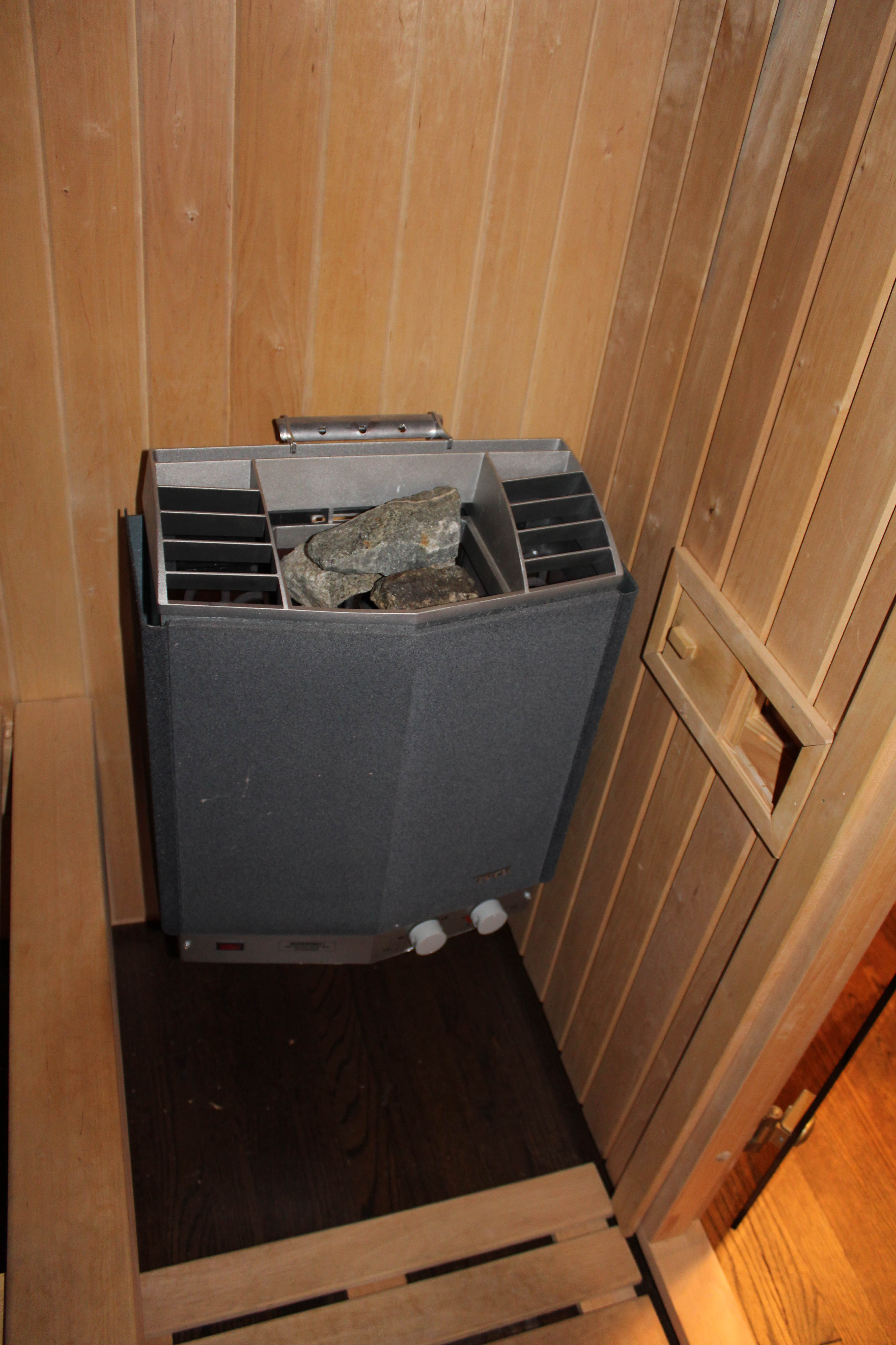 In-Home Sauna with Tylö Electric Heater