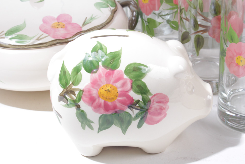 Enormous Franciscan "Desert Rose" Dinnerware Collection