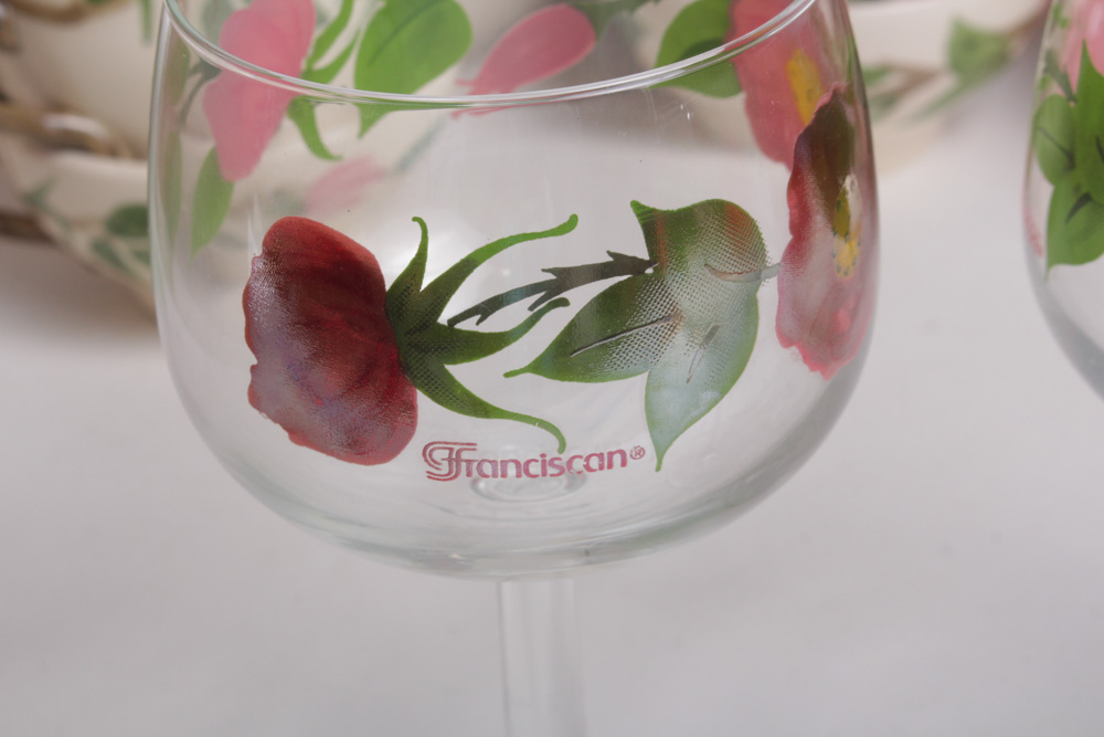 Enormous Franciscan "Desert Rose" Dinnerware Collection