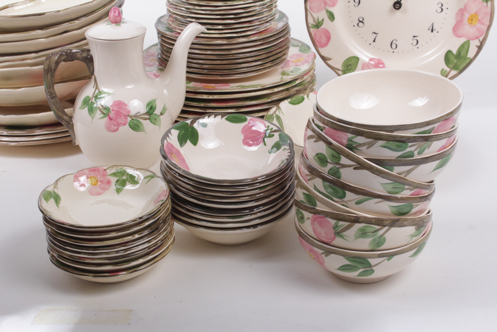 Enormous Franciscan "Desert Rose" Dinnerware Collection