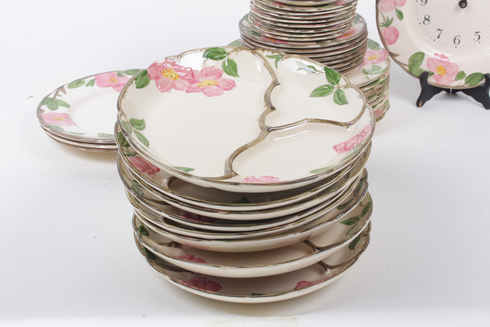 Enormous Franciscan "Desert Rose" Dinnerware Collection