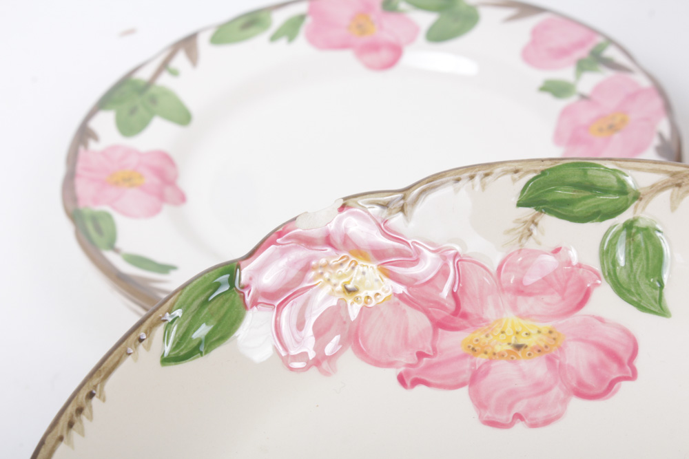 Enormous Franciscan "Desert Rose" Dinnerware Collection