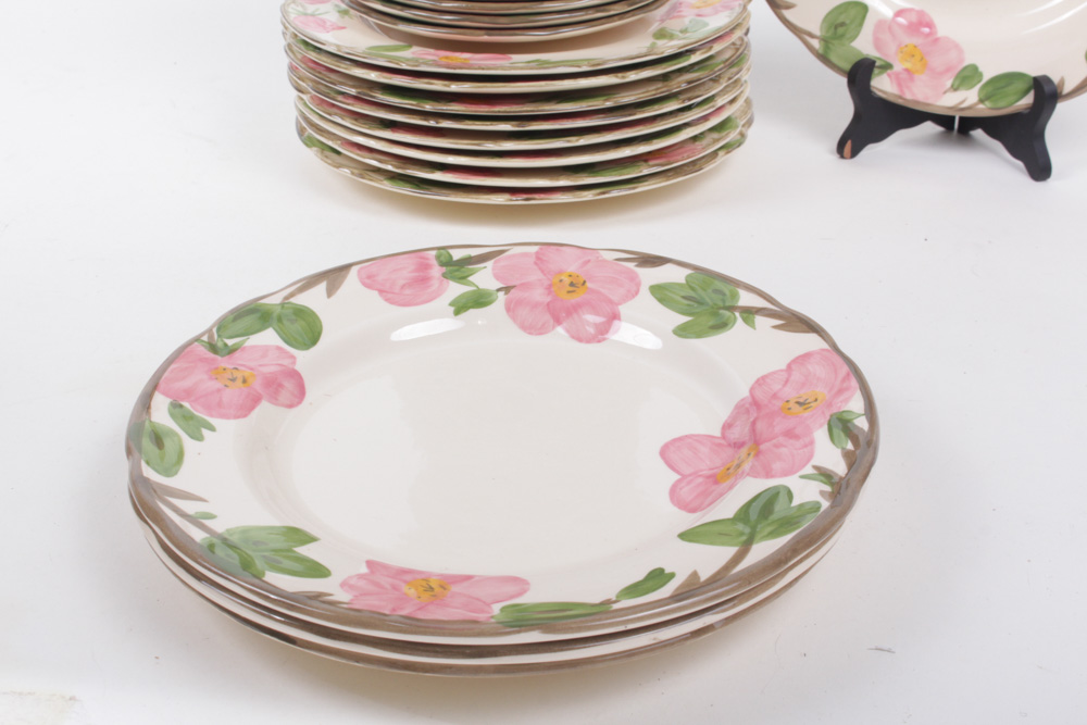 Enormous Franciscan "Desert Rose" Dinnerware Collection