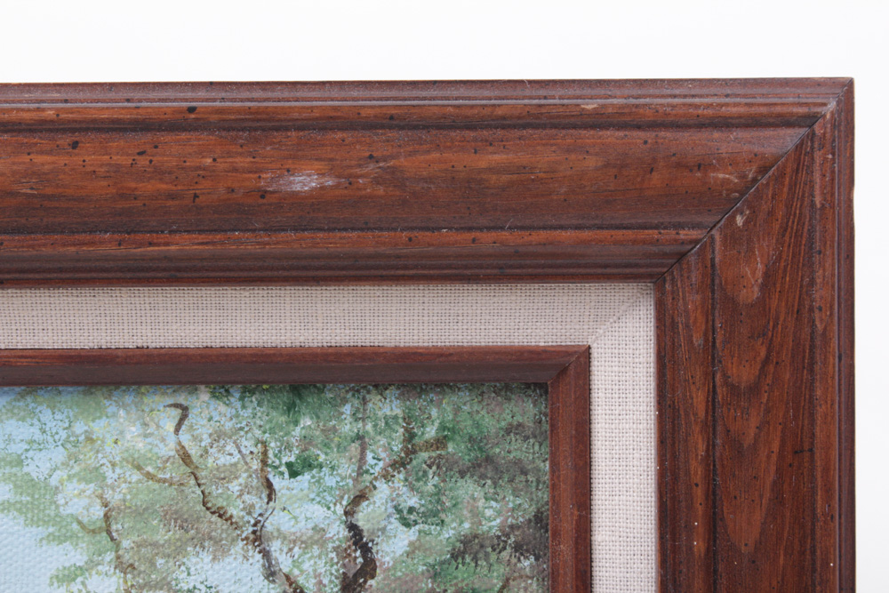 Aiko Cios Signed Oil Landscape