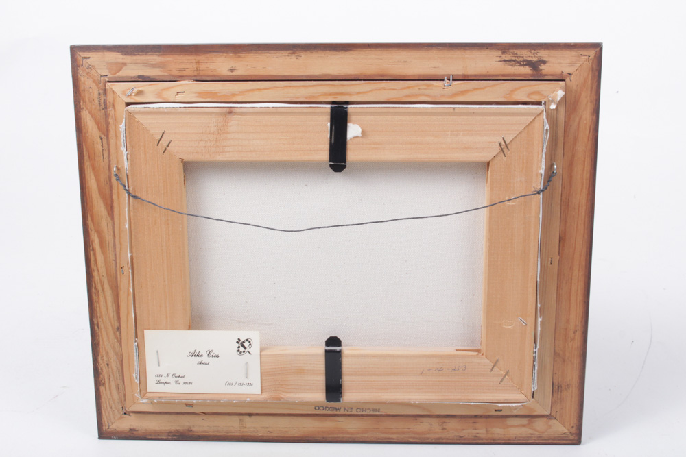 Aiko Cios Signed Oil Landscape