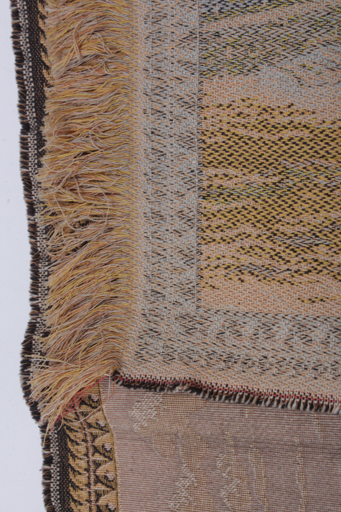 Vintage Machine Woven Pictorial Tapestry of London