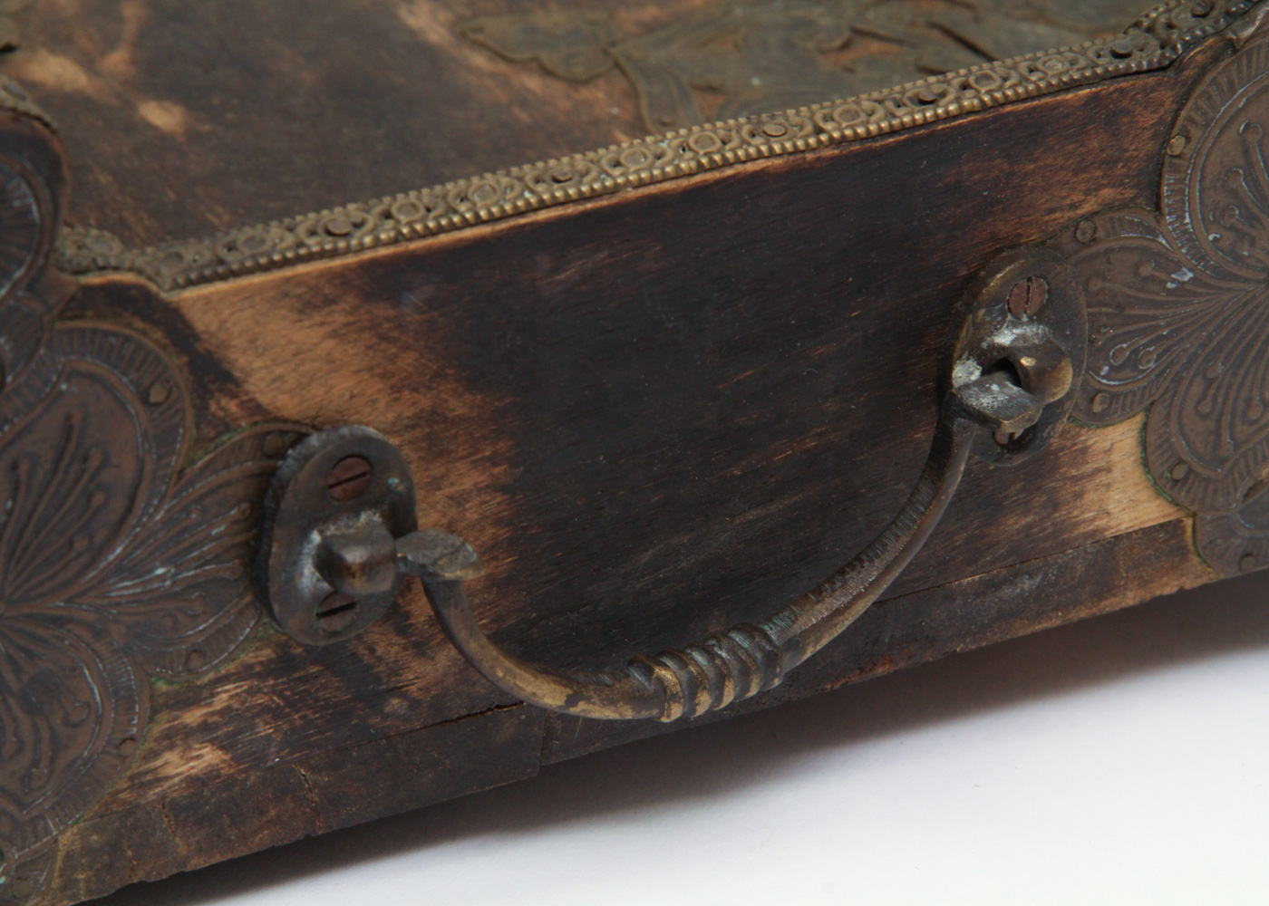 Vintage Italian Style Cherub Torchiere Table Lamp