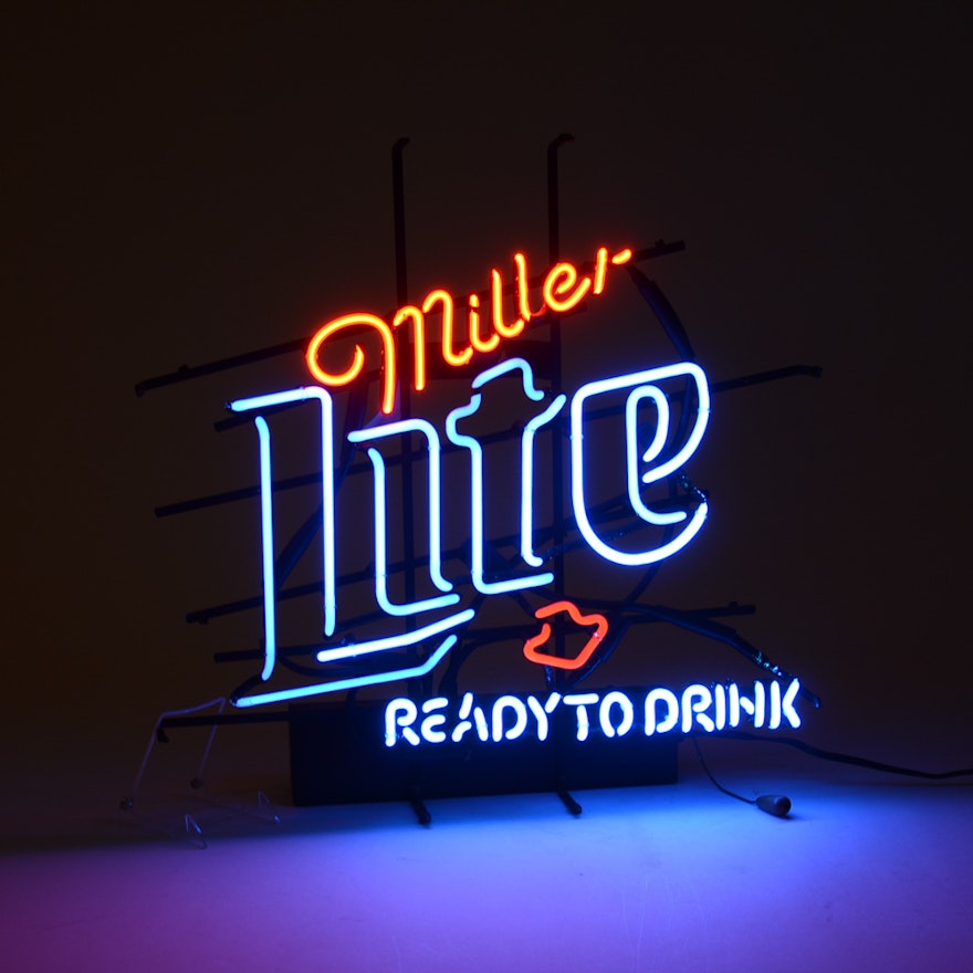 Miller Lite Neon Sign