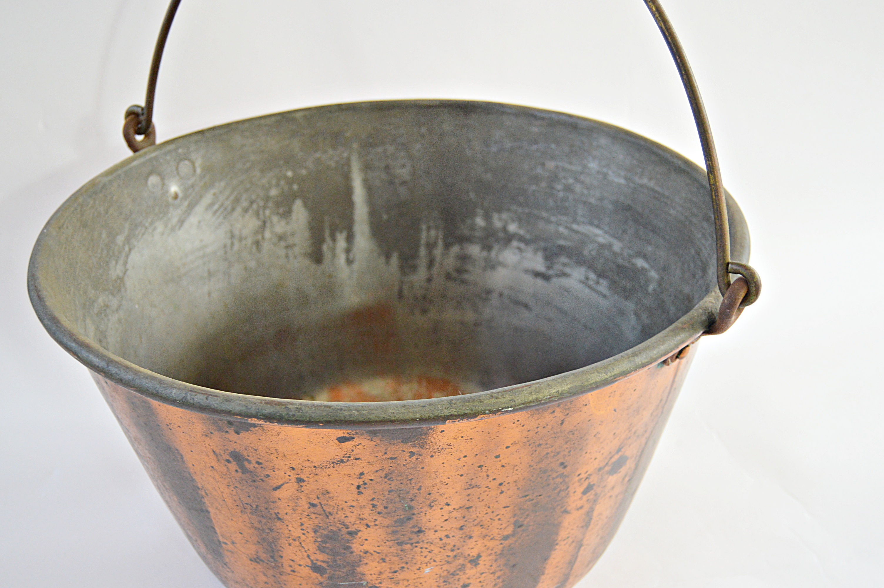 Vintage Copper Finish Bucket