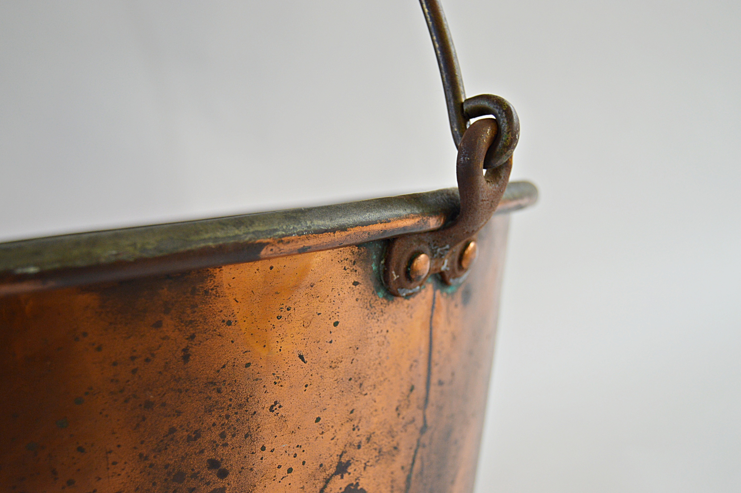 Vintage Copper Finish Bucket
