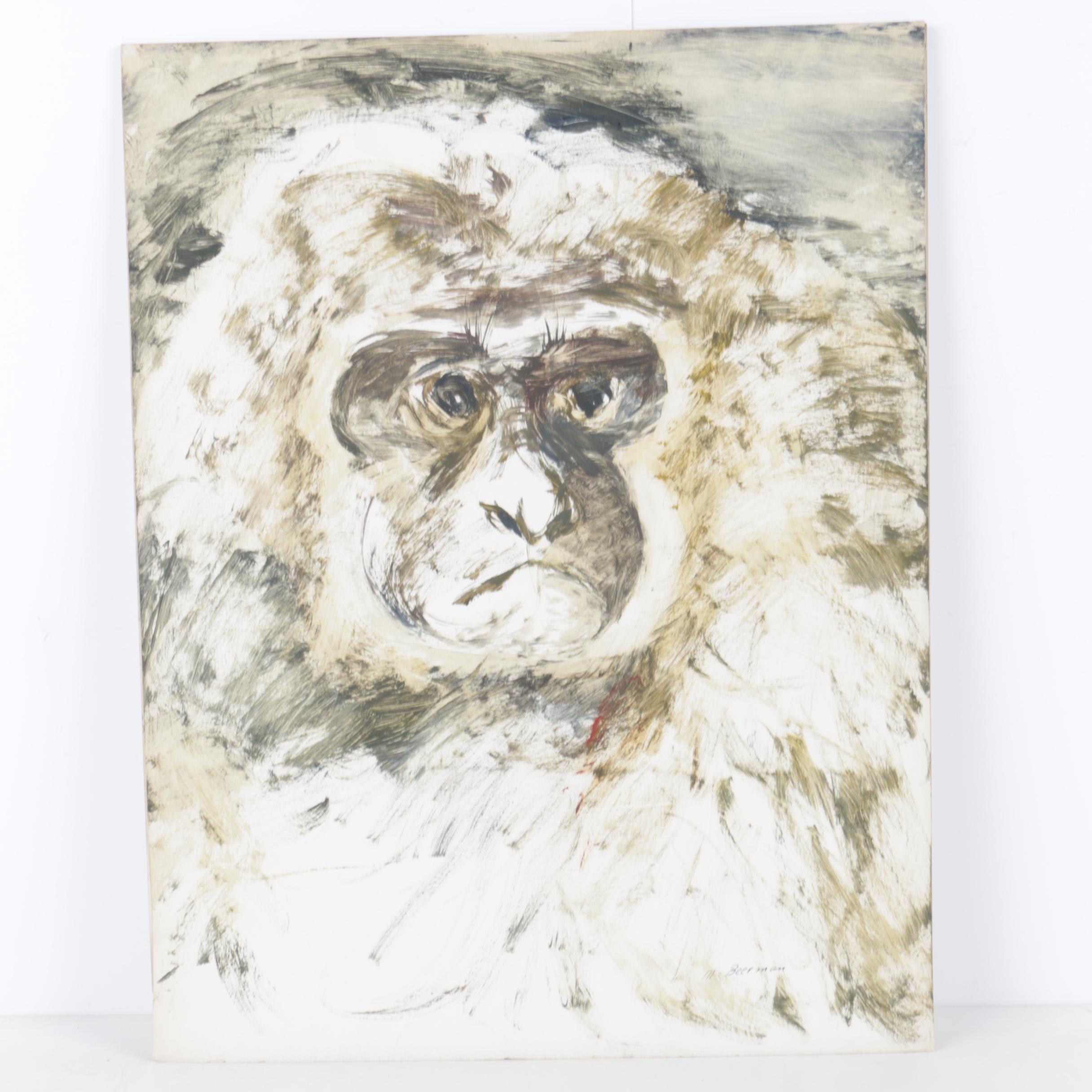 Miriam H. Beerman Goauche Paintings of Primates