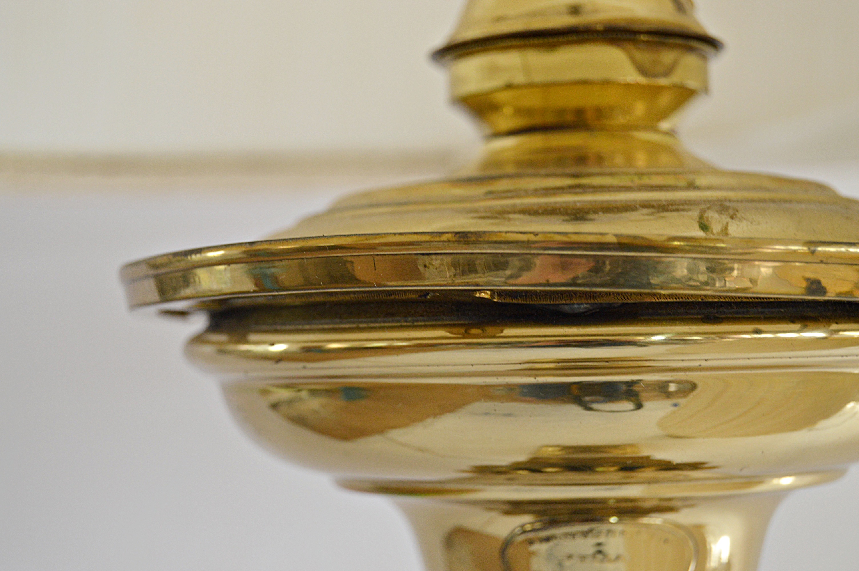 Brass and Crystal Table Lamps