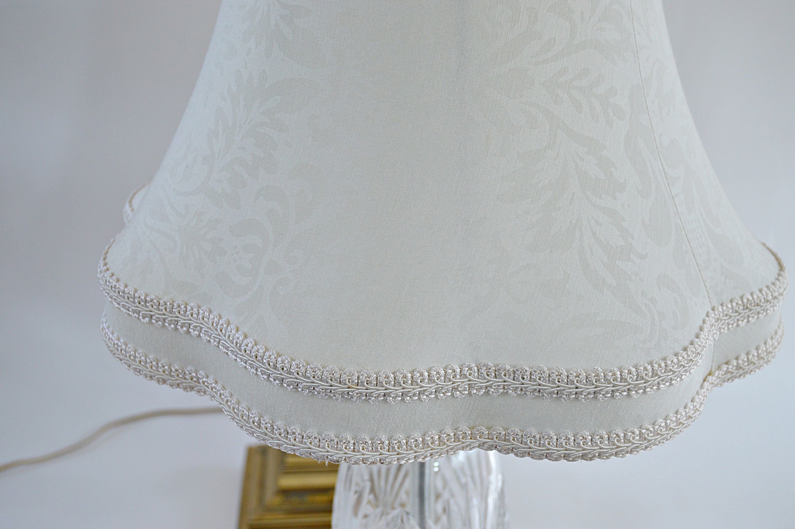 Brass and Crystal Table Lamps