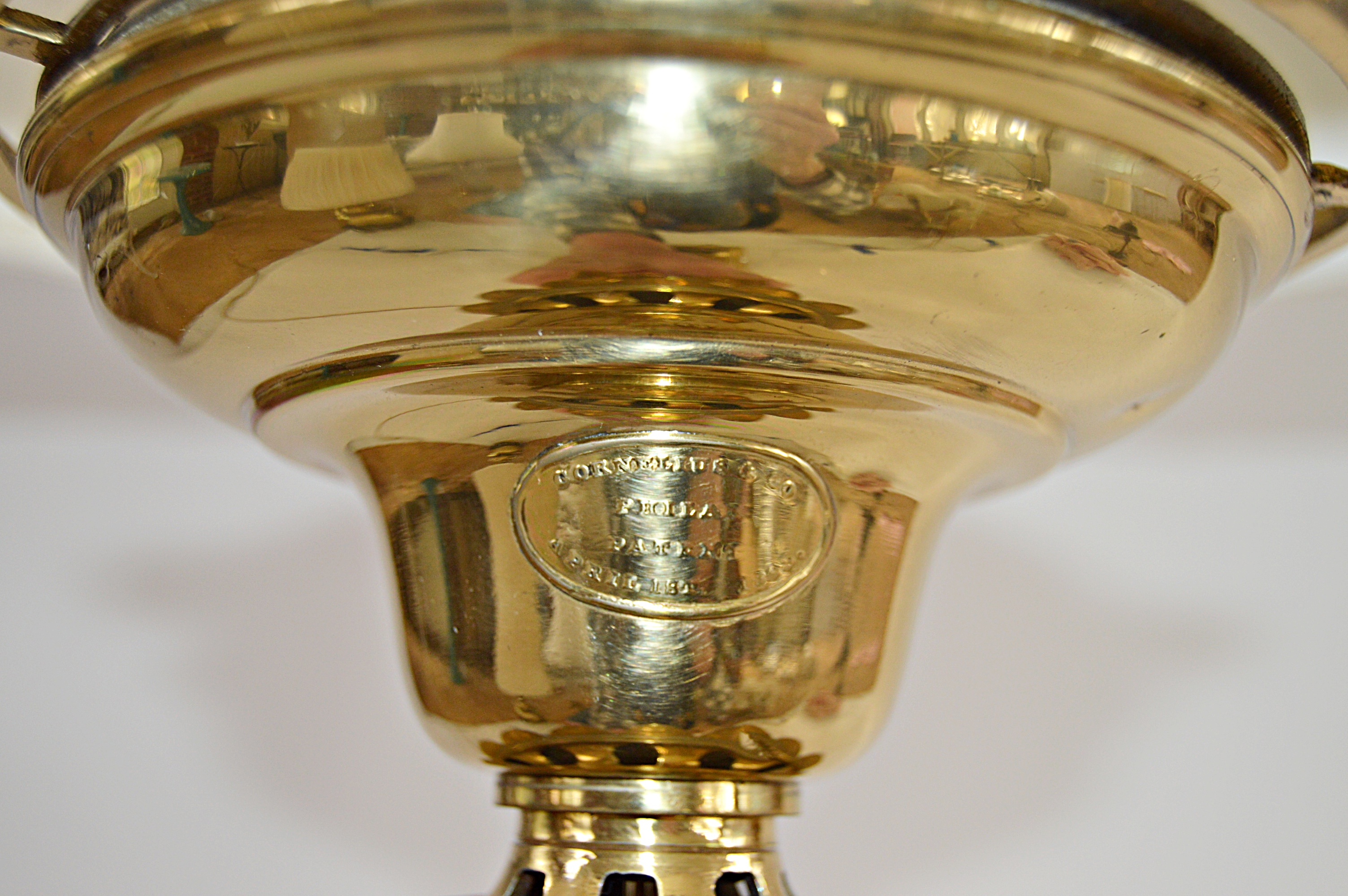 Brass and Crystal Table Lamps