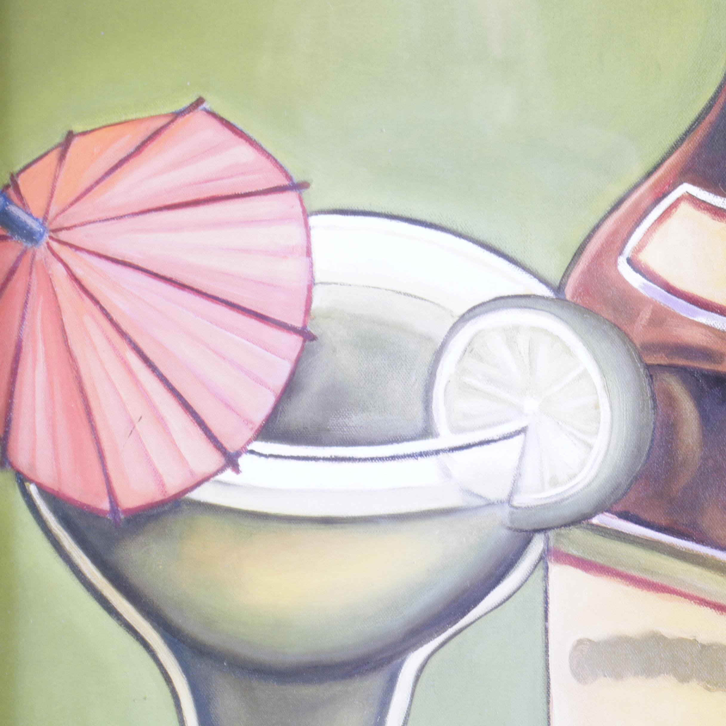 Will Rafuse Pair of Reproduction Prints "Martini" and "Lime Margarita"