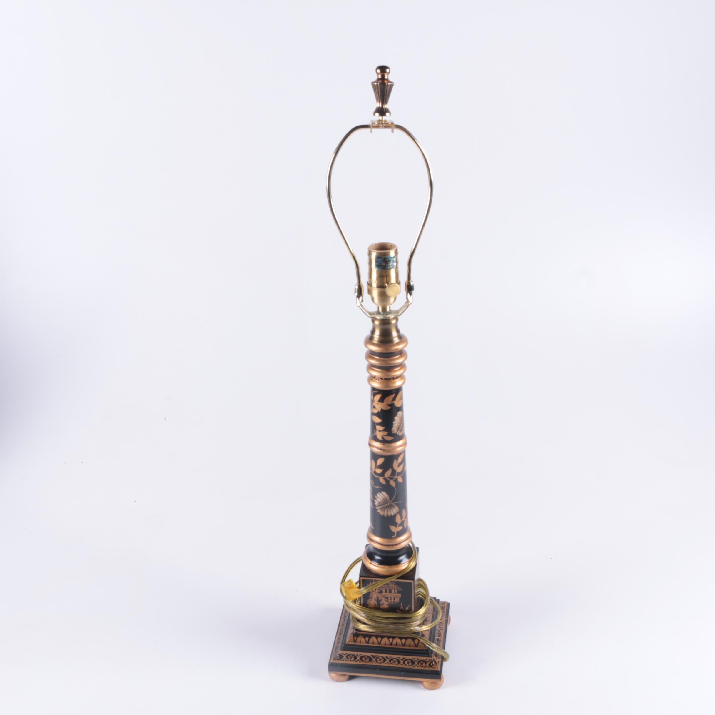 Chinoiserie Pillar Lamp by Oriental Accents