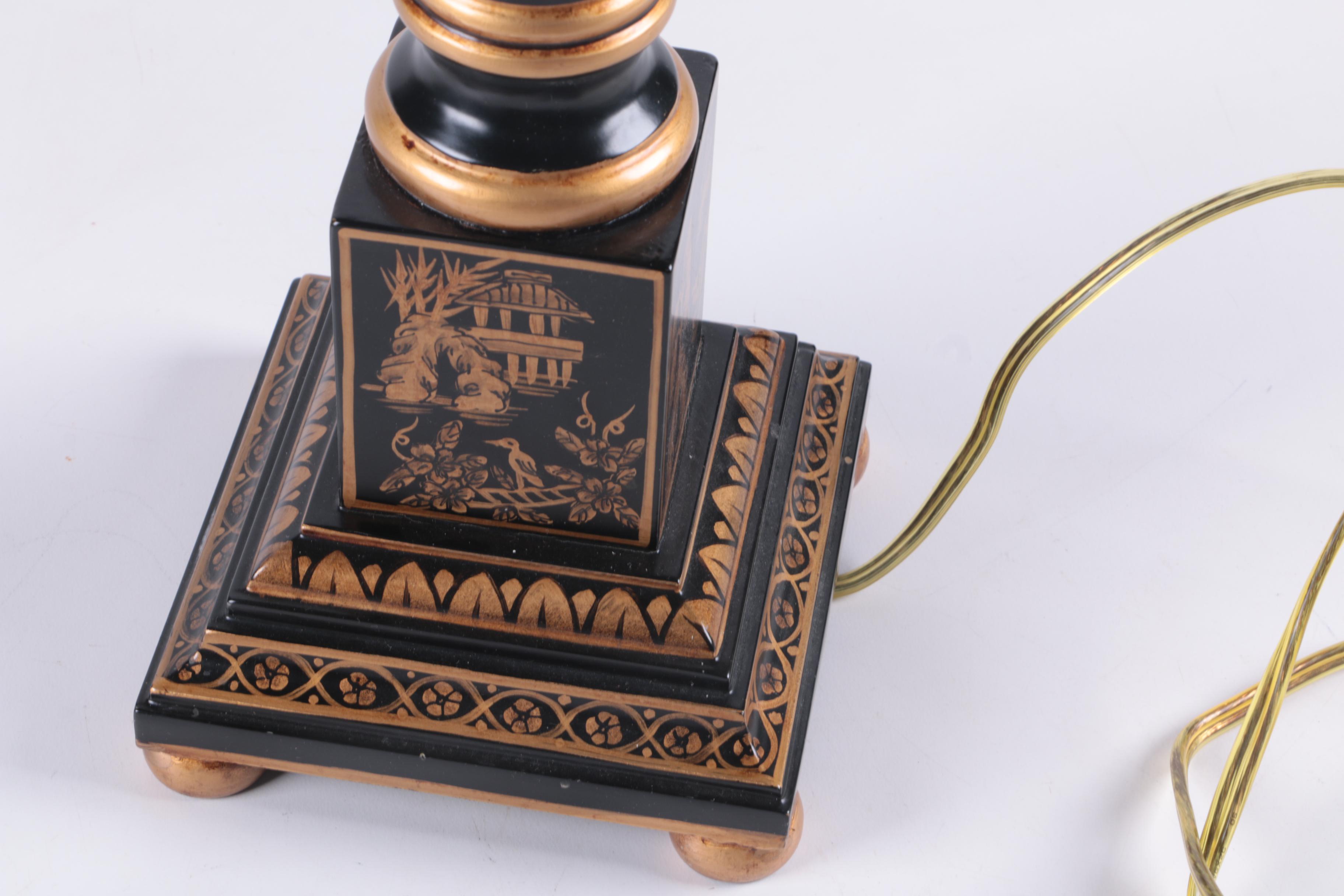 Chinoiserie Pillar Lamp by Oriental Accents