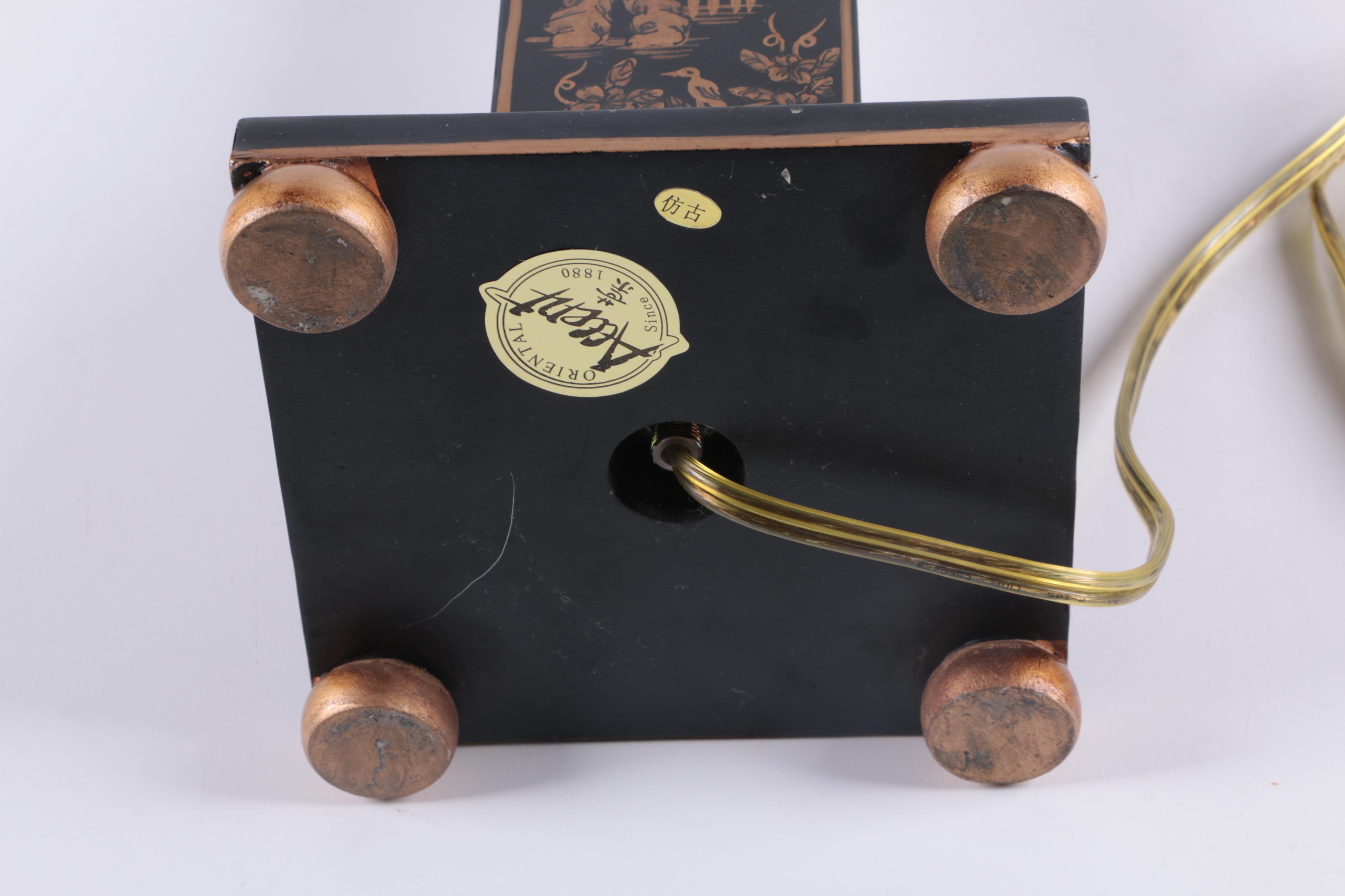 Chinoiserie Pillar Lamp by Oriental Accents