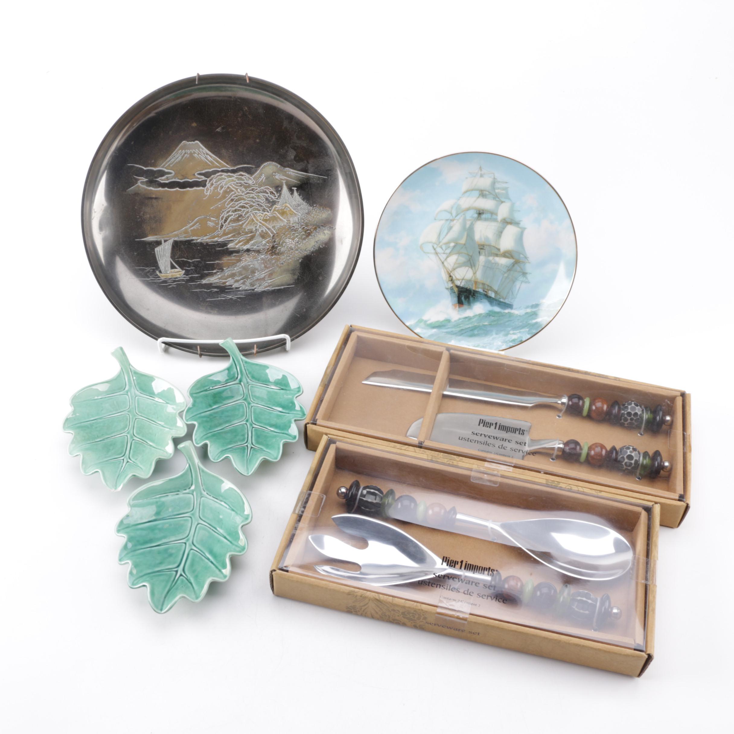 W.S. George Limited Edition Clipper Ship Plate and other Kitchen Ware