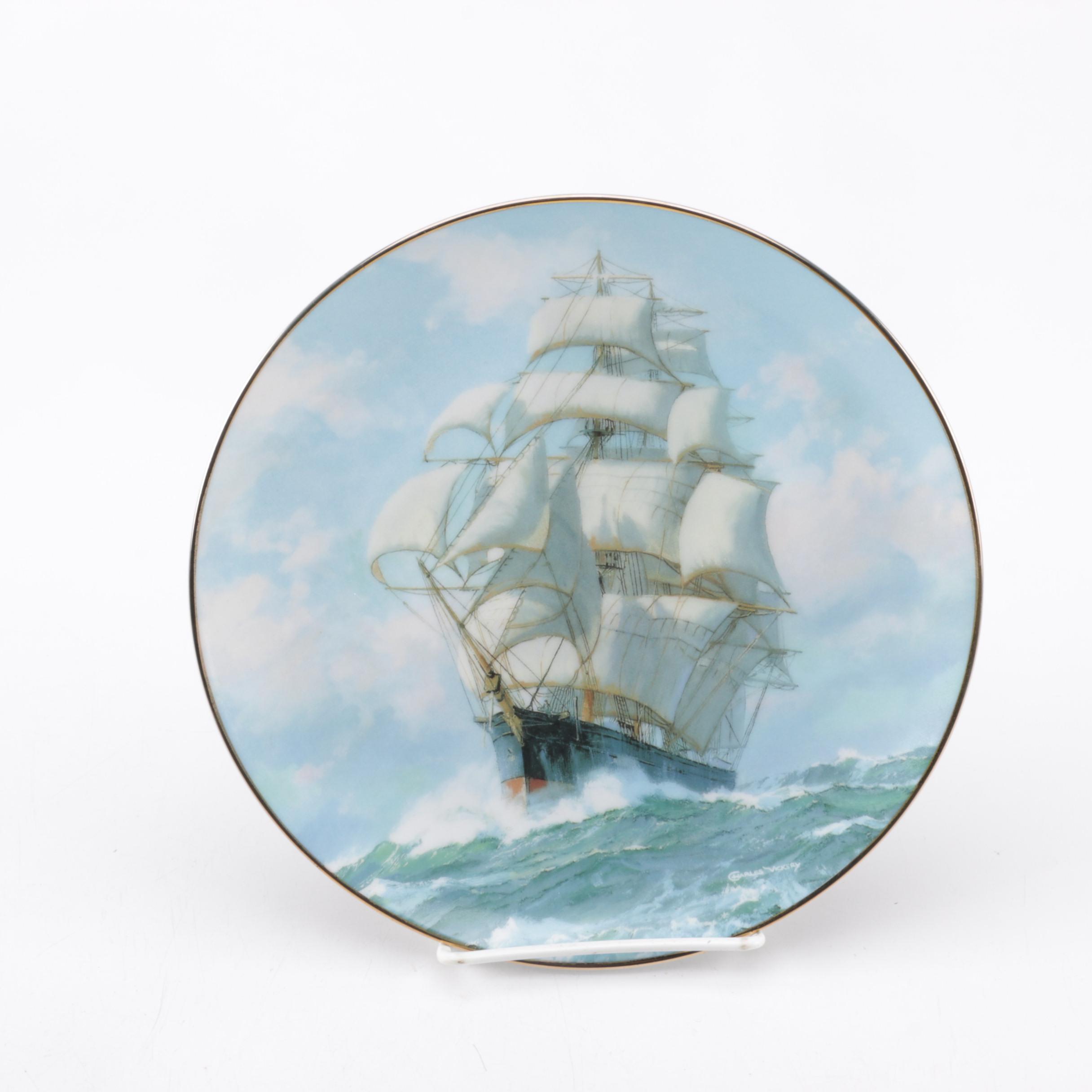 W.S. George Limited Edition Clipper Ship Plate and other Kitchen Ware