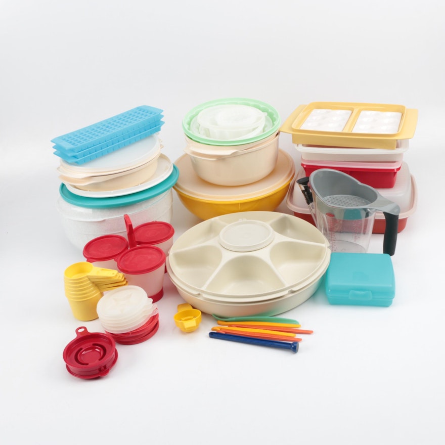 Plastic Storage Containers Including Tupperware