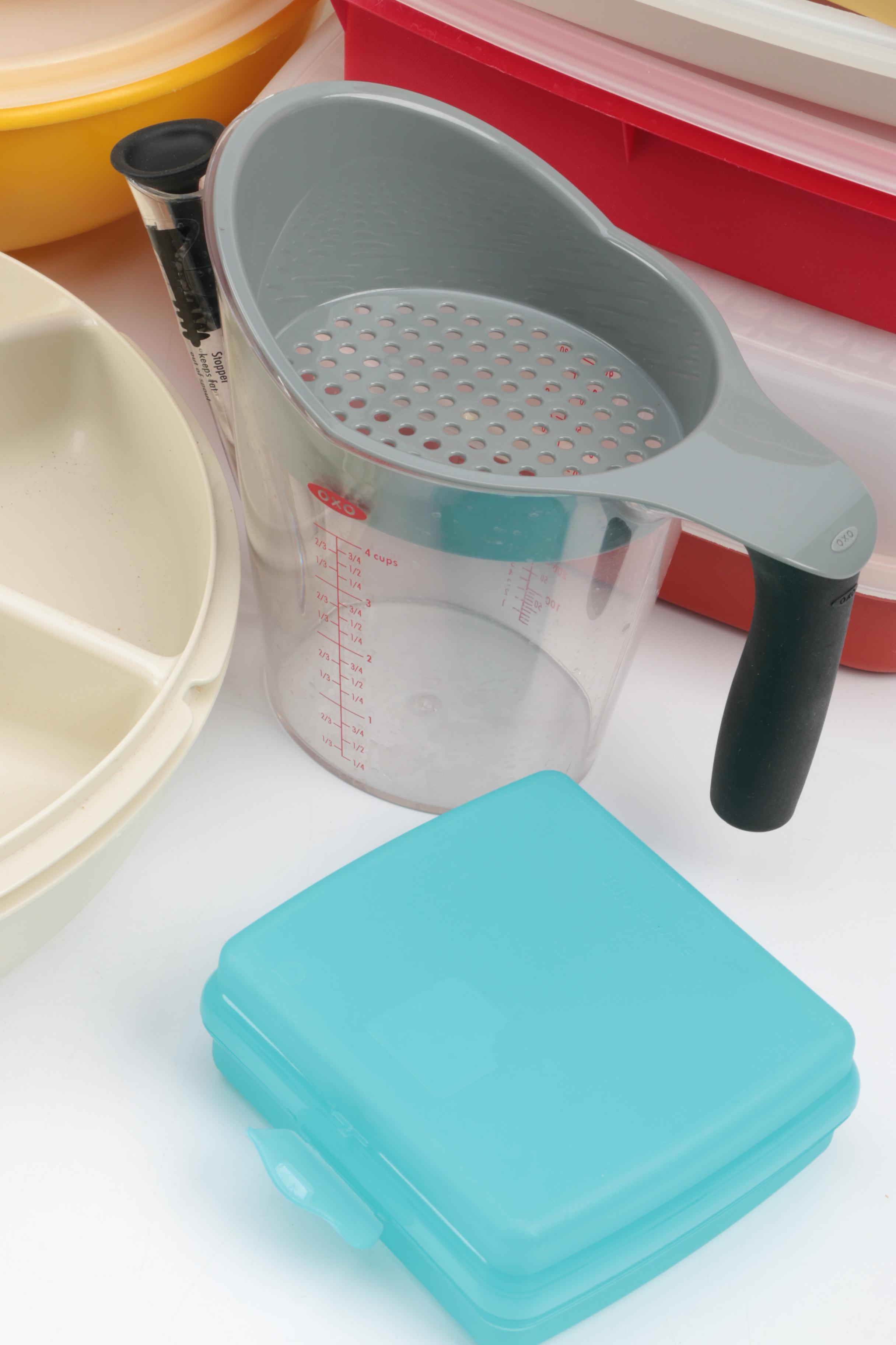 Plastic Storage Containers Including Tupperware