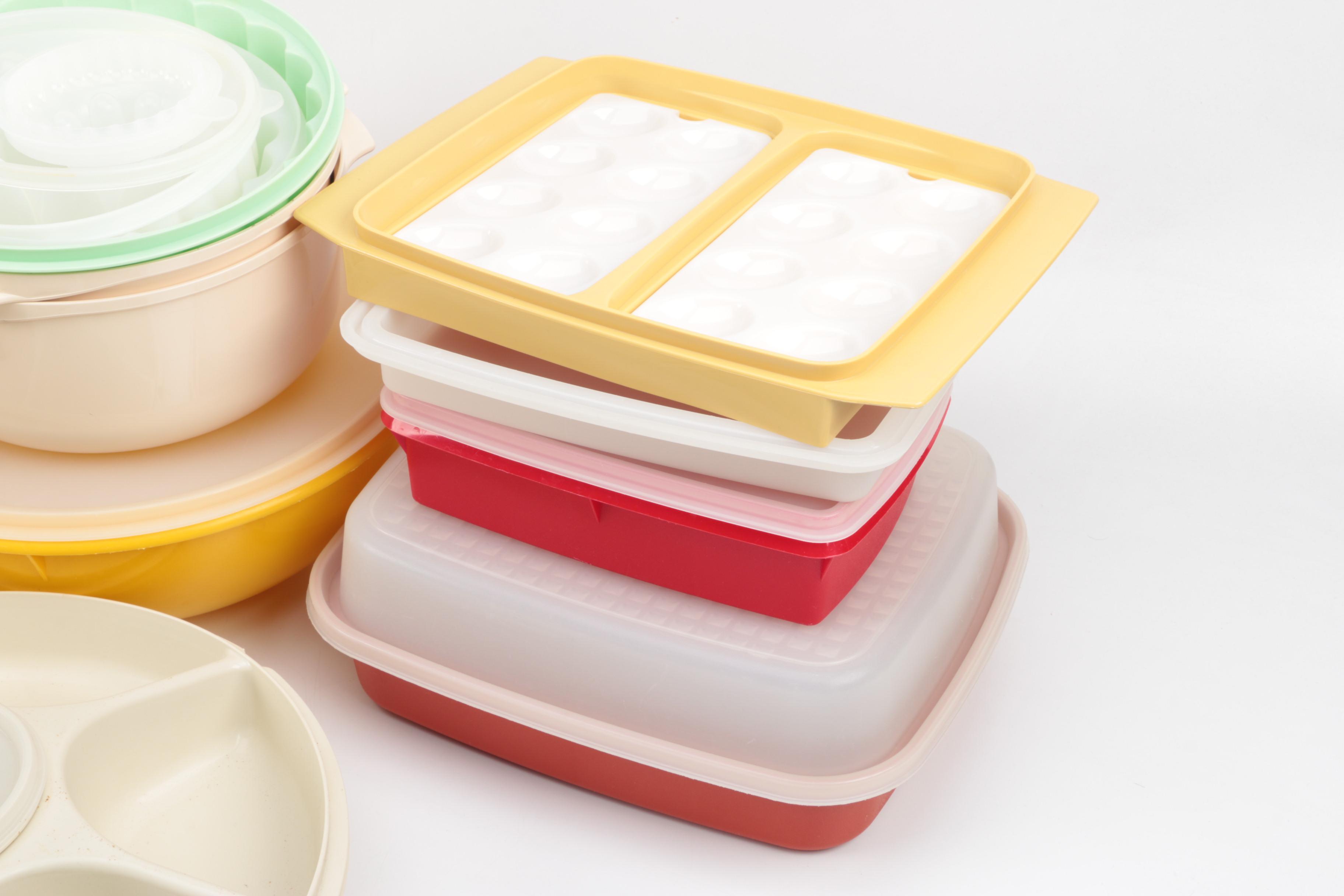 Plastic Storage Containers Including Tupperware