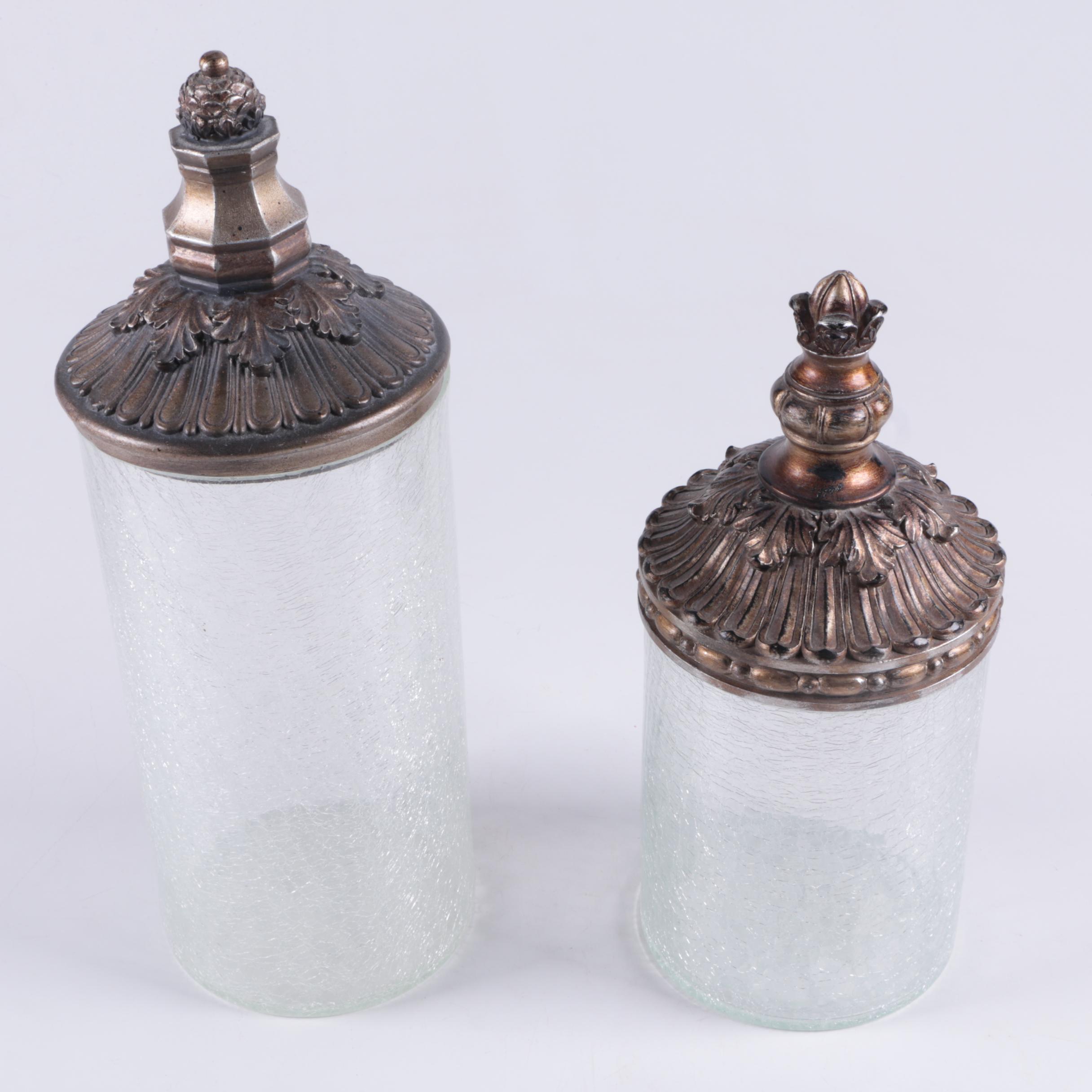 Glass Vanity Jars