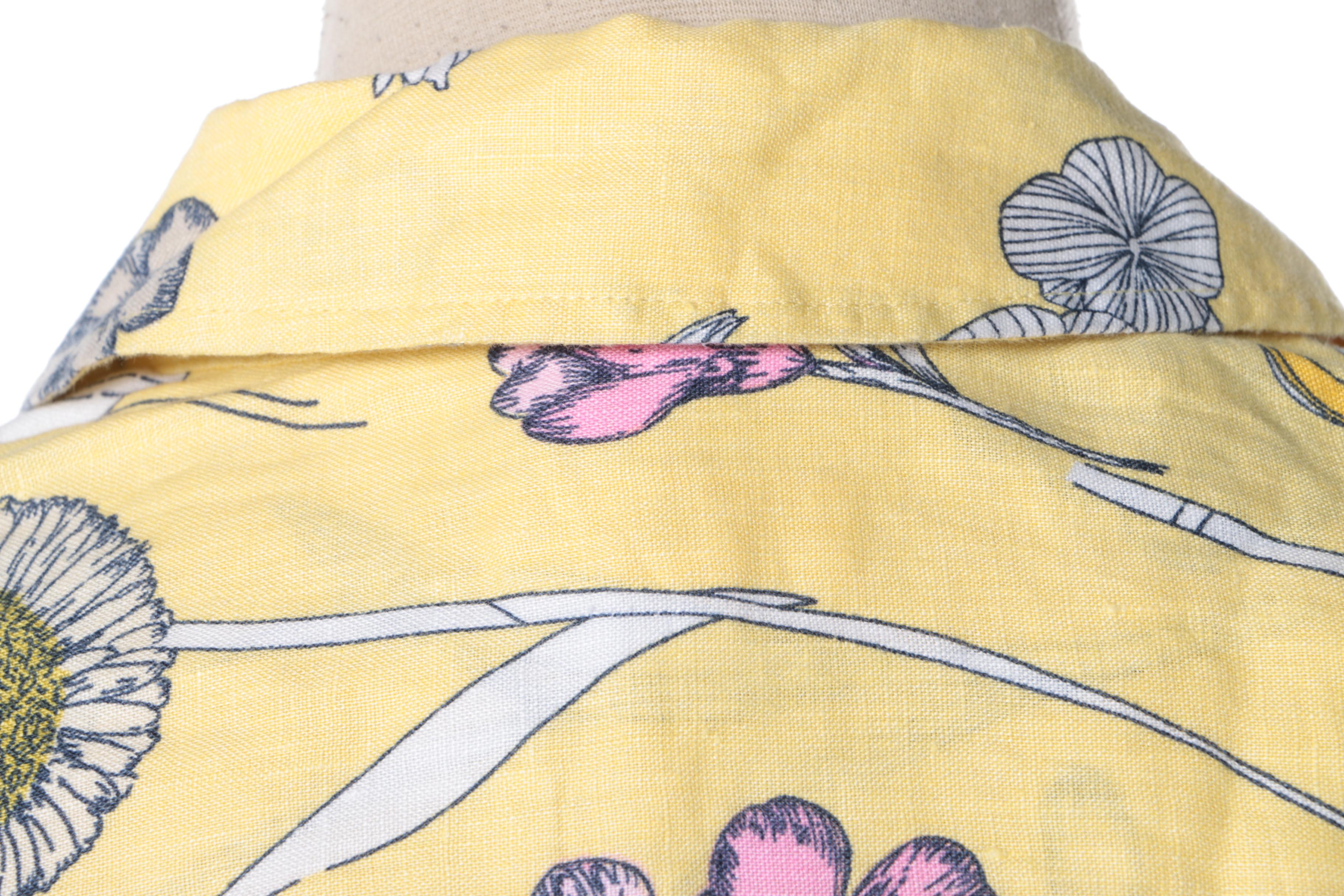 Linen Charter Club Luxury Floral Button-Down Blouses