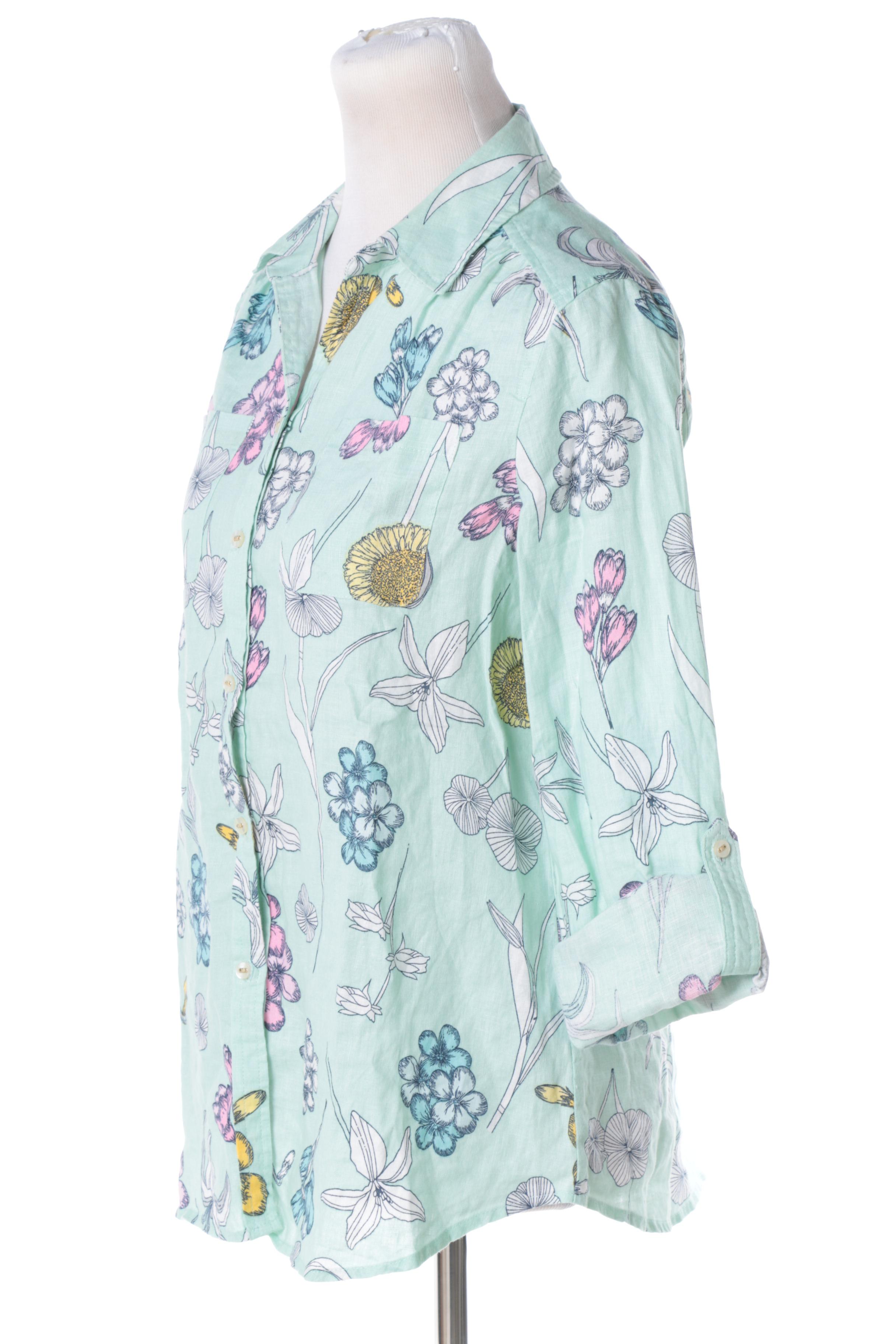 Linen Charter Club Luxury Floral Button-Down Blouses