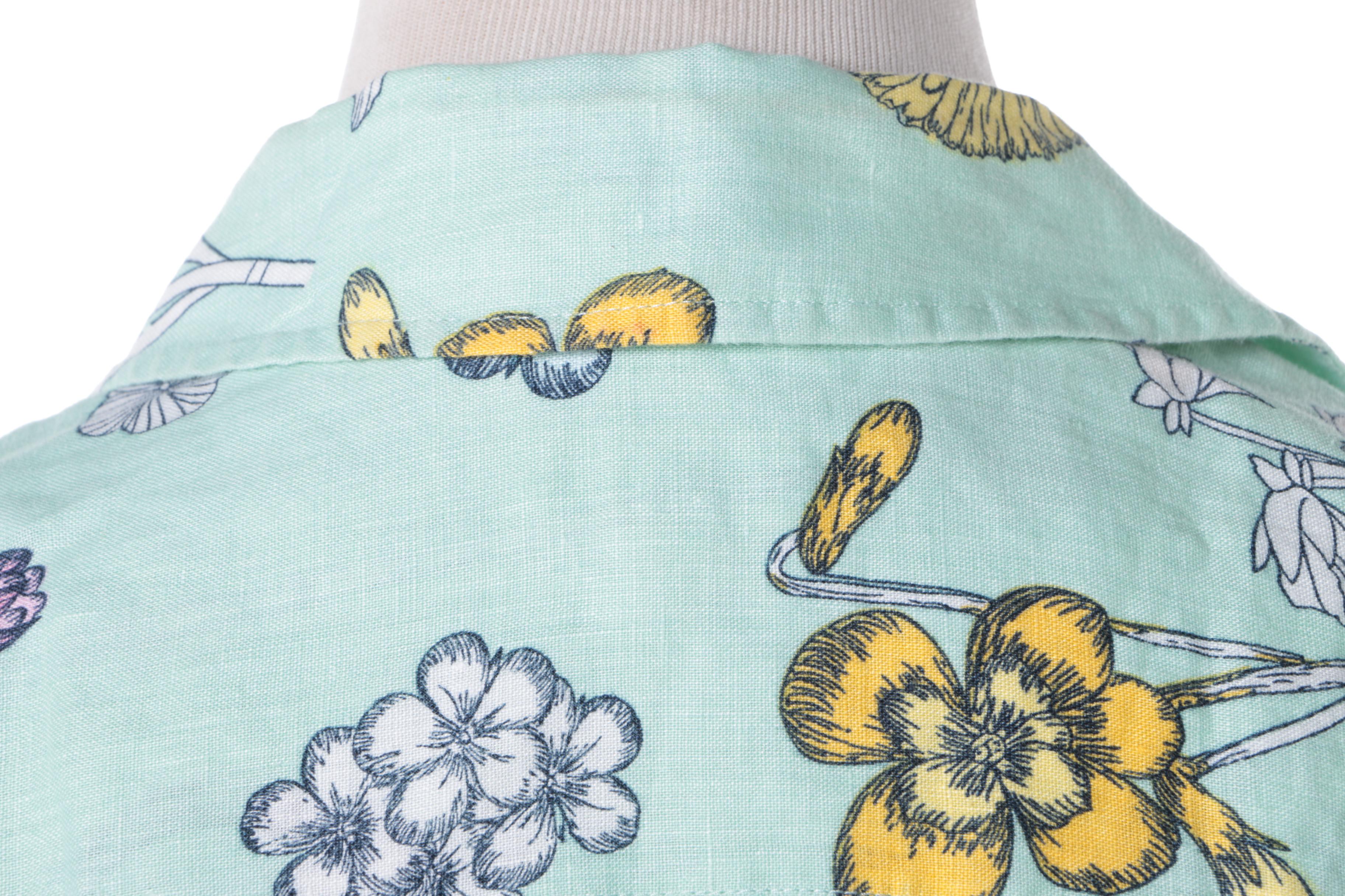 Linen Charter Club Luxury Floral Button-Down Blouses