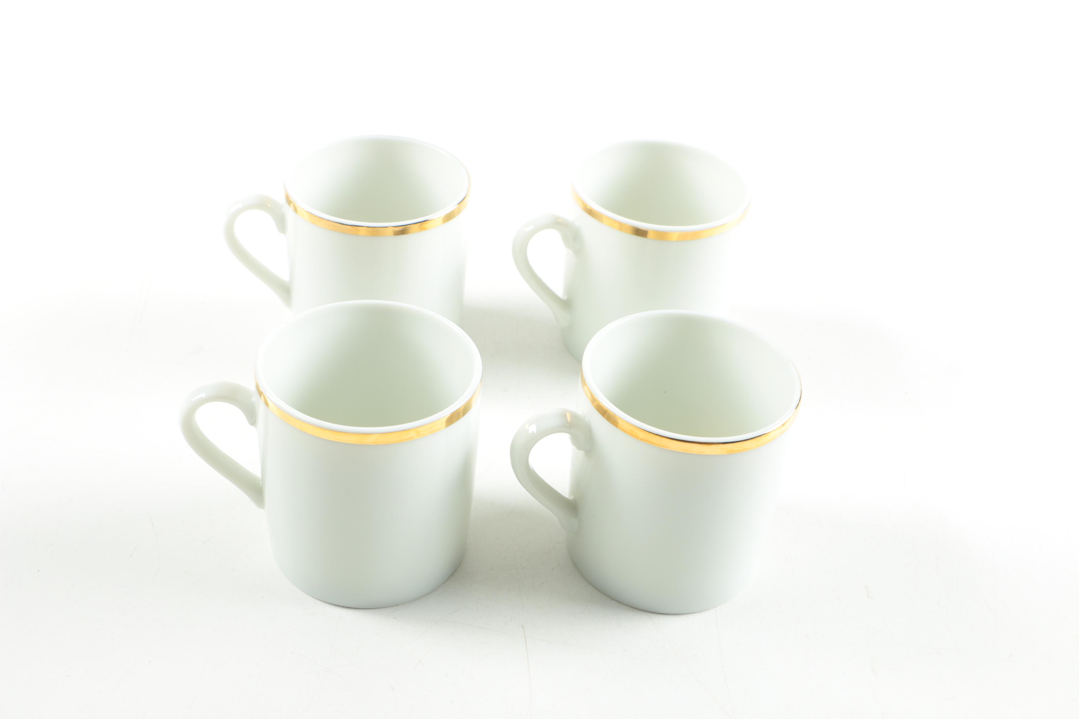 Japanese Porcelain Mugs Featuring Noritake