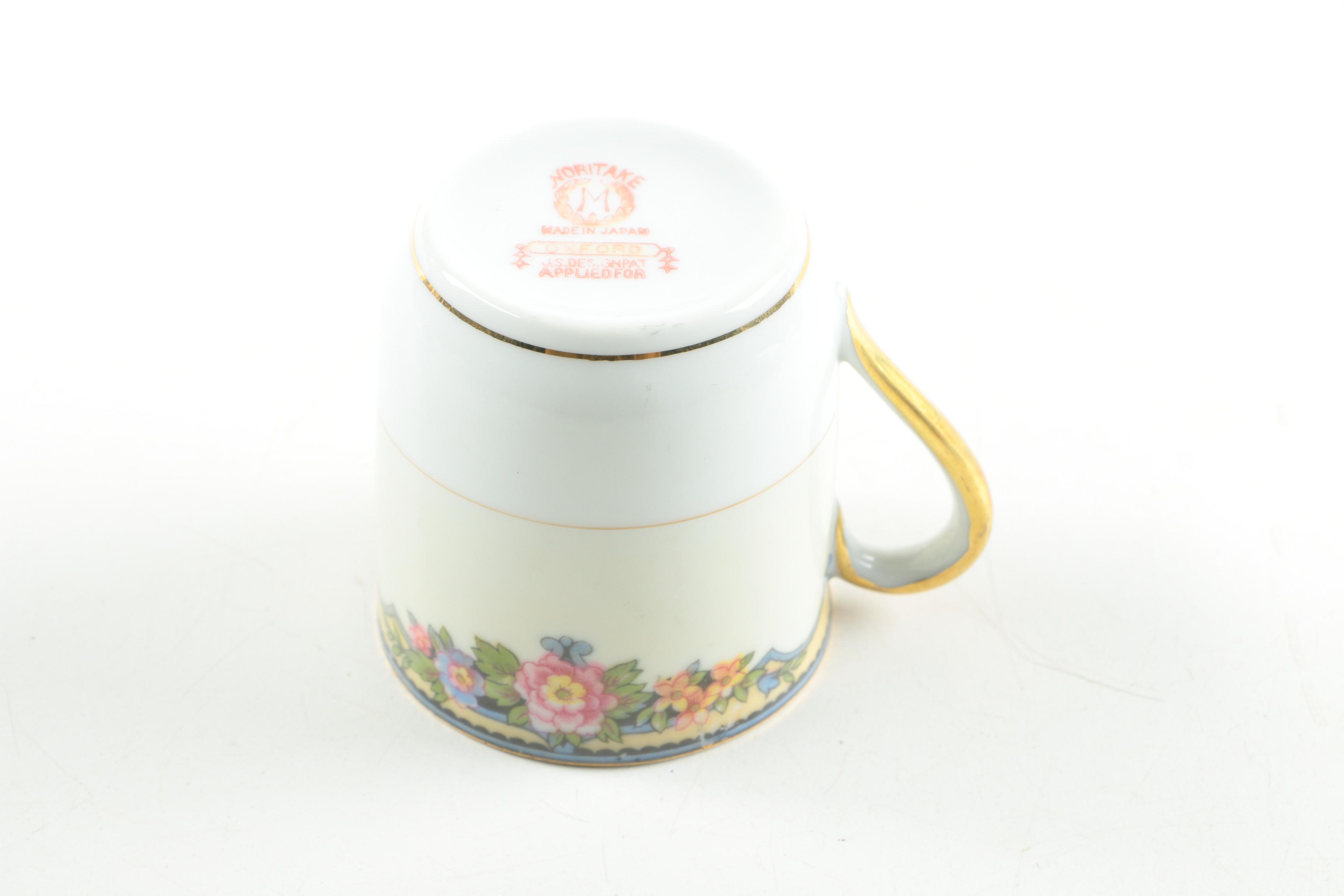 Japanese Porcelain Mugs Featuring Noritake