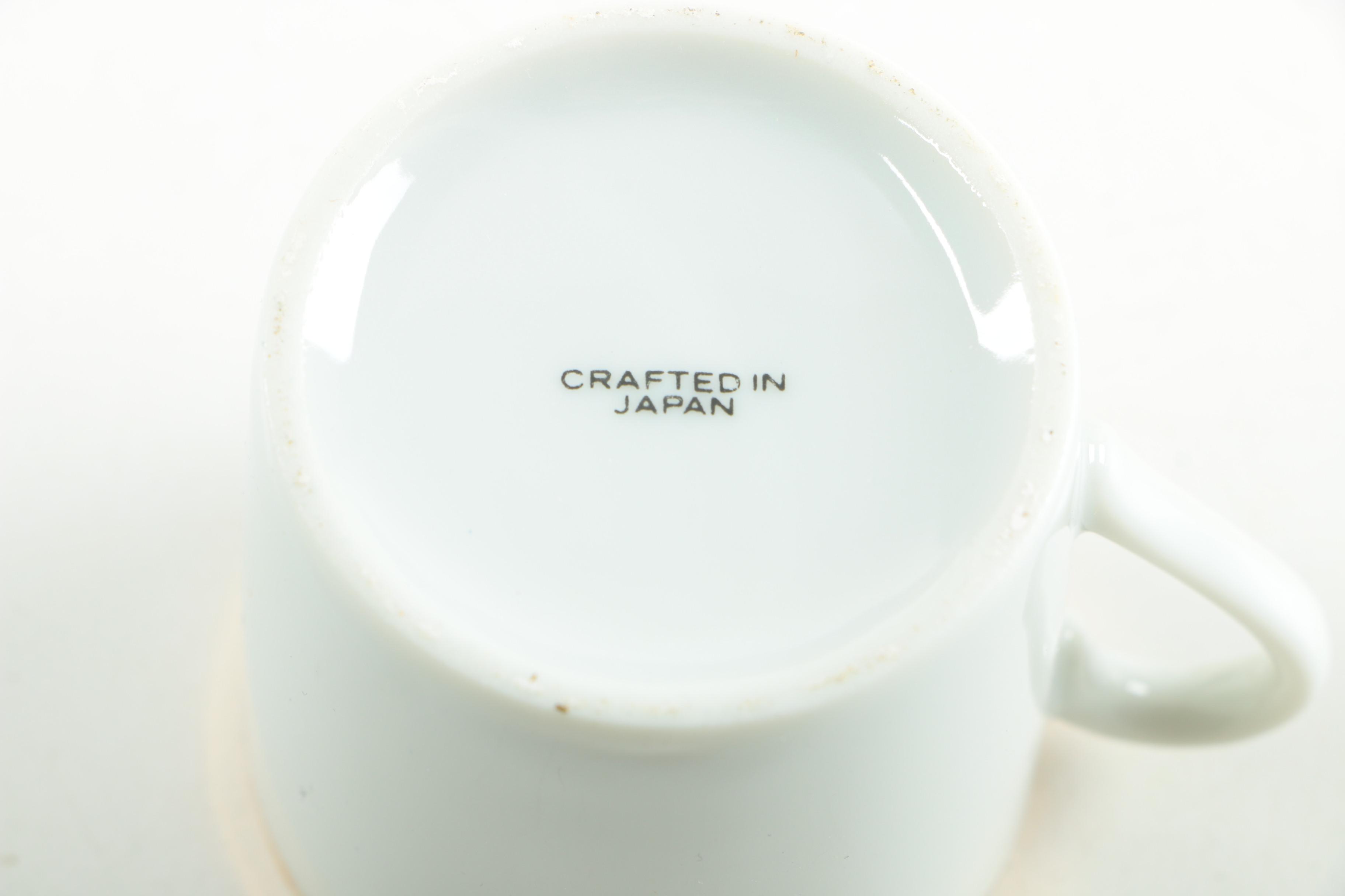 Japanese Porcelain Mugs Featuring Noritake