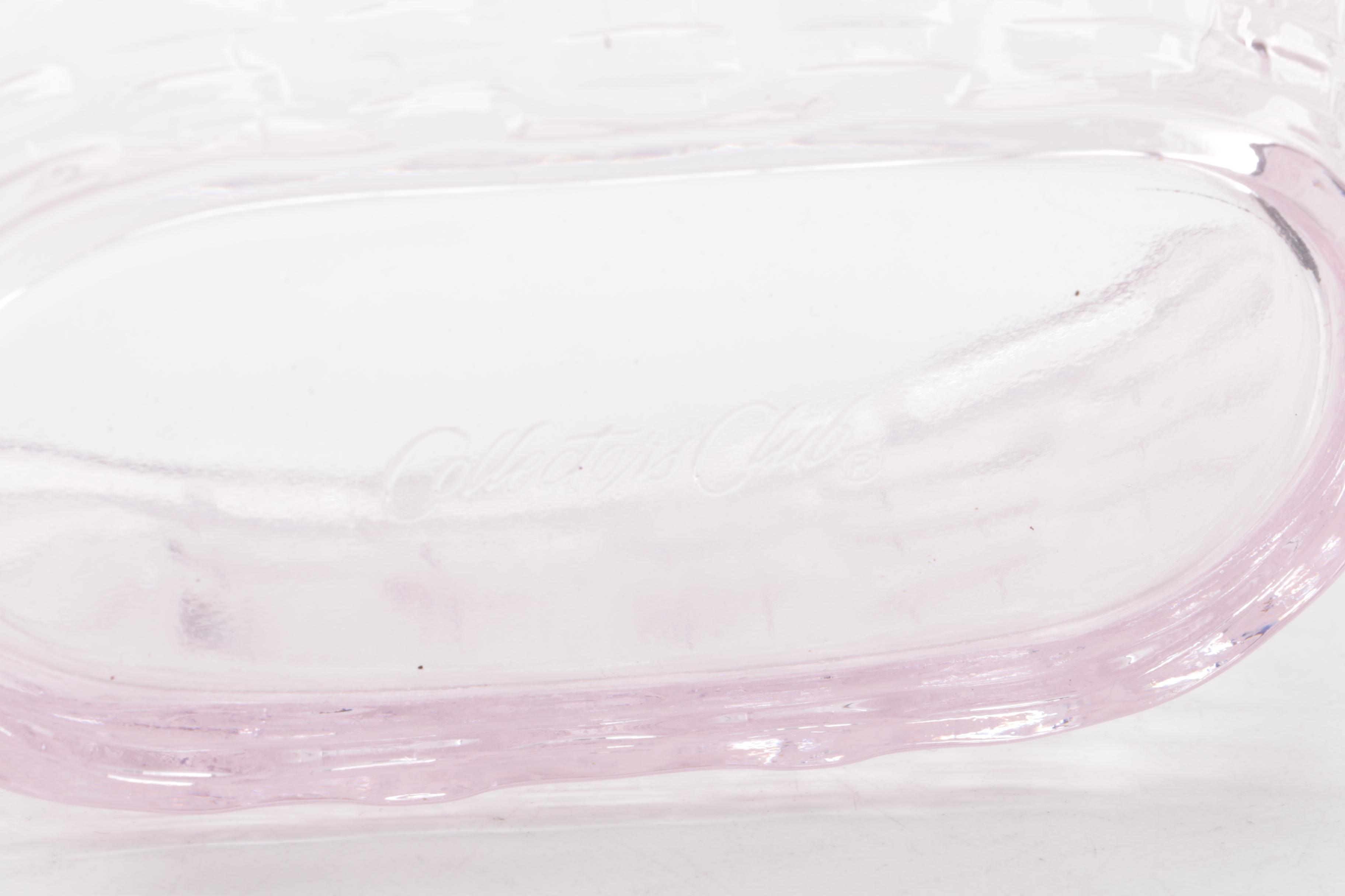 Longaberger Collectors Club Crocus Basket and Lavender Easter Bunny Dish