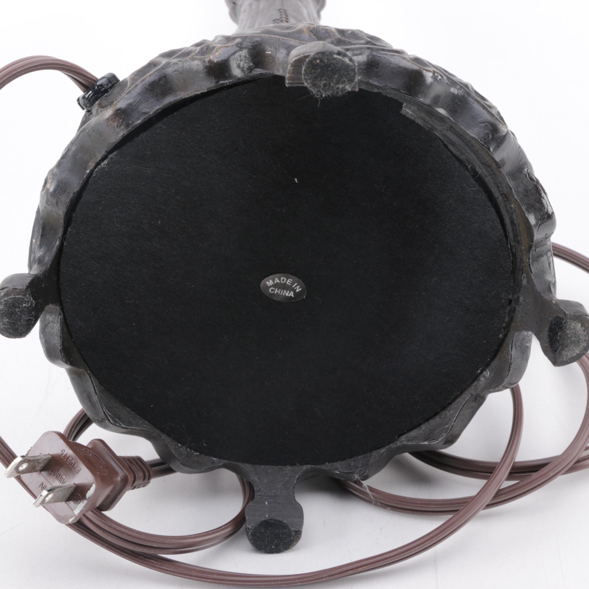 Tiffany Style Stained Glass Parlor Lamp